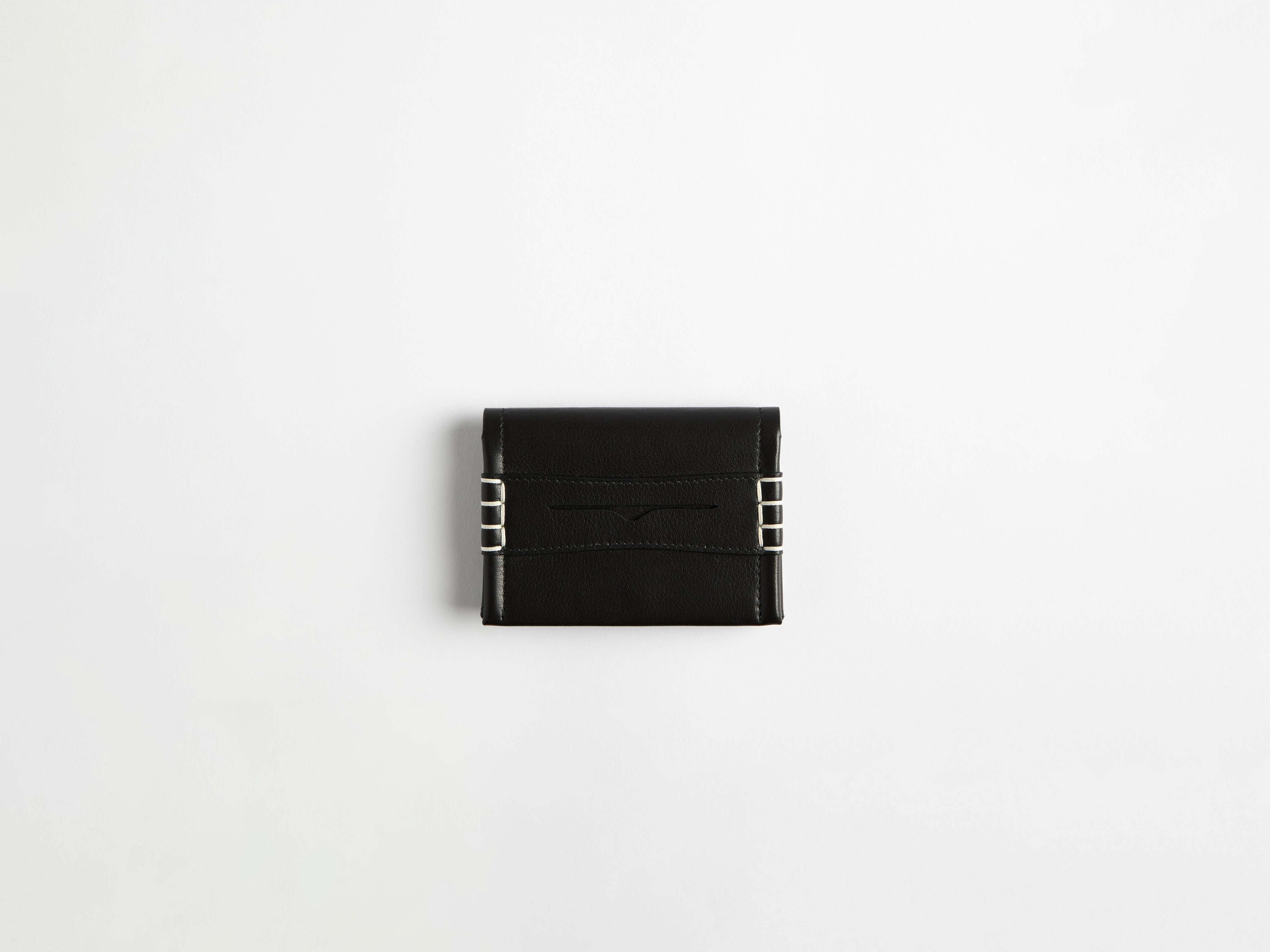 J.W. Anderson Penny Loafer Kartenetui Leder Schwarz