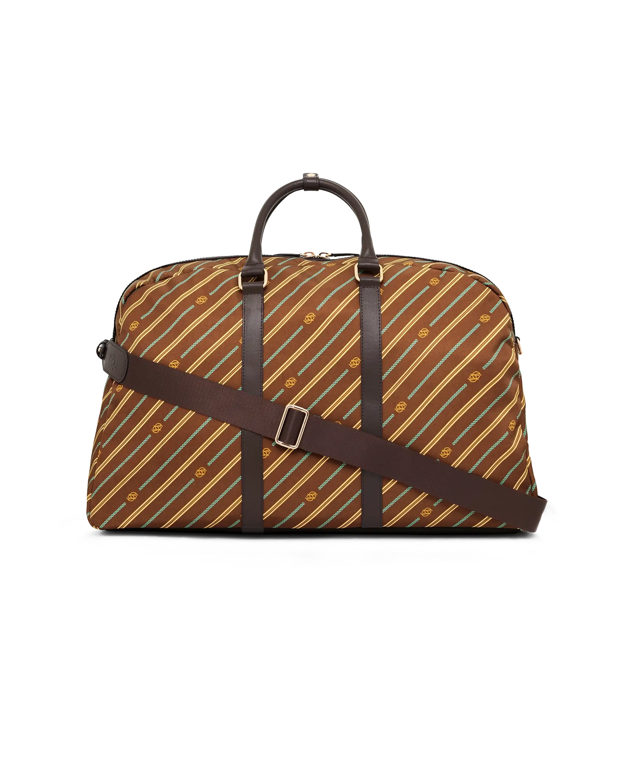 Drôle De Monsieur Monogram Weekender Reisetasche Braun Nylon