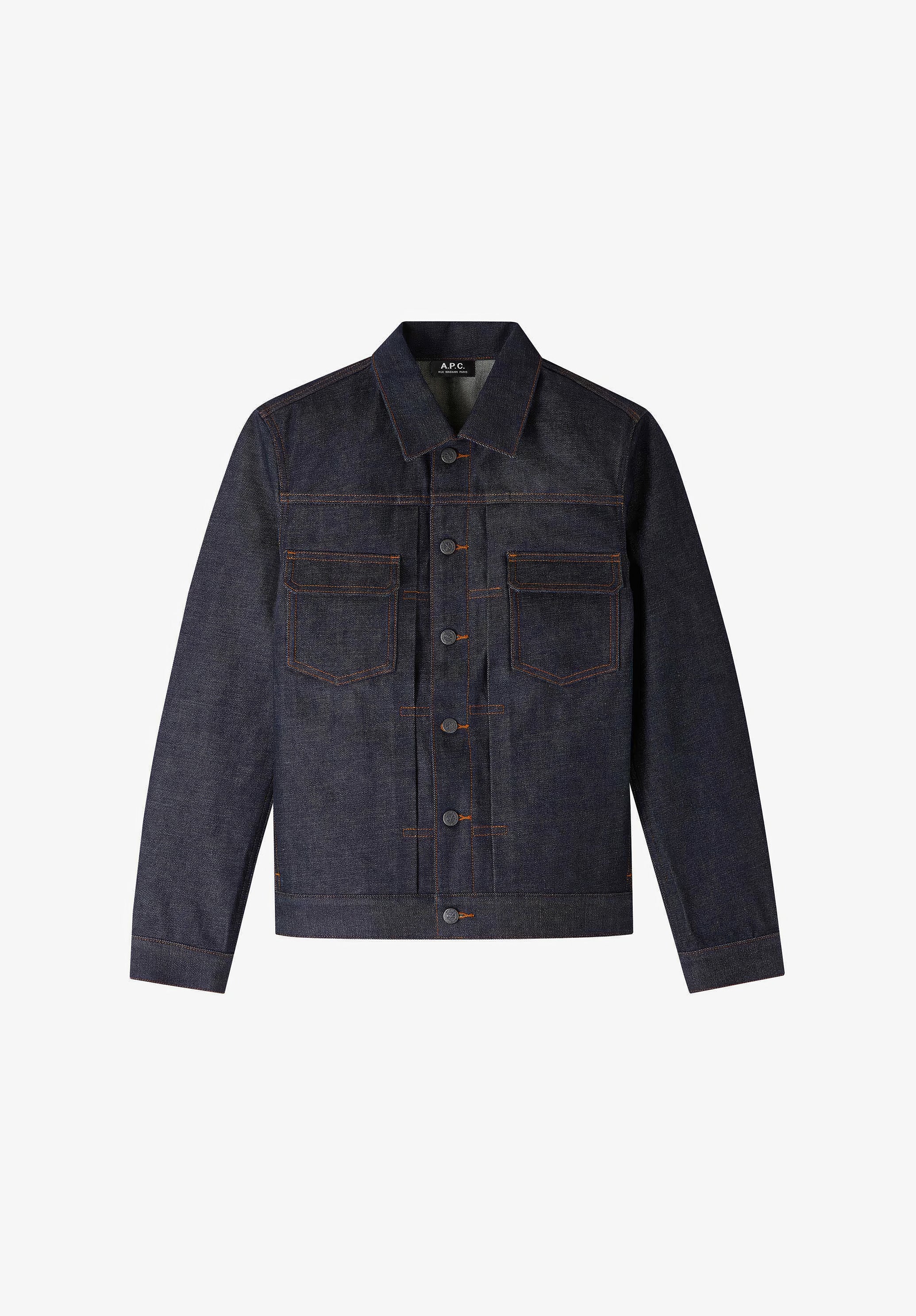 A.P.C. Work Jeansjacke Raw Denim Größe M