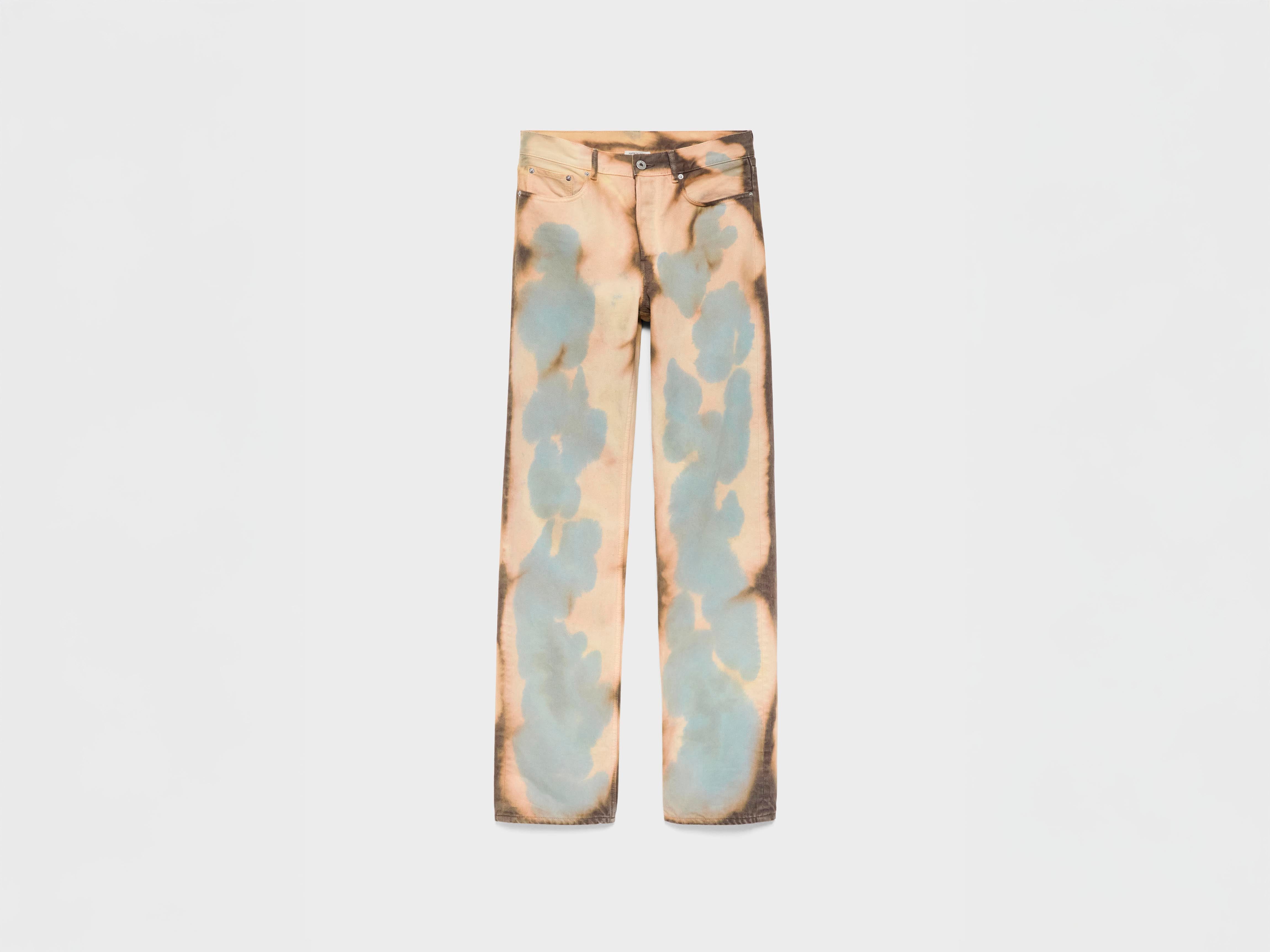 J.W.Anderson Jeans Straight Leg Damen Peach Bleached
