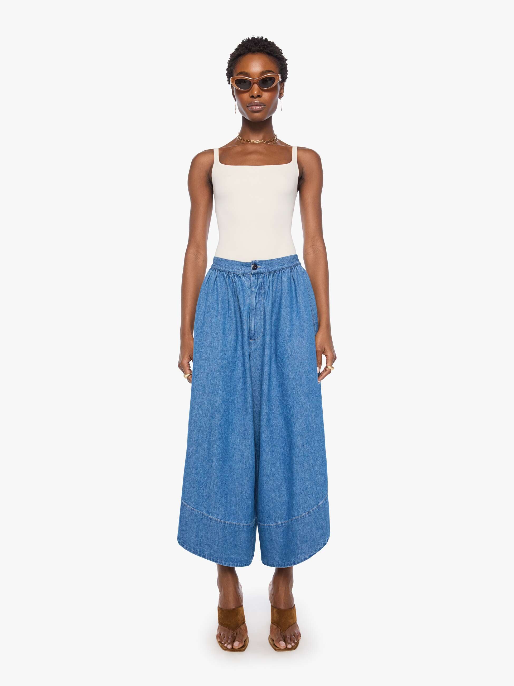 Mother The Bubble Magic Lamp Jeans Rattle Me This Blau