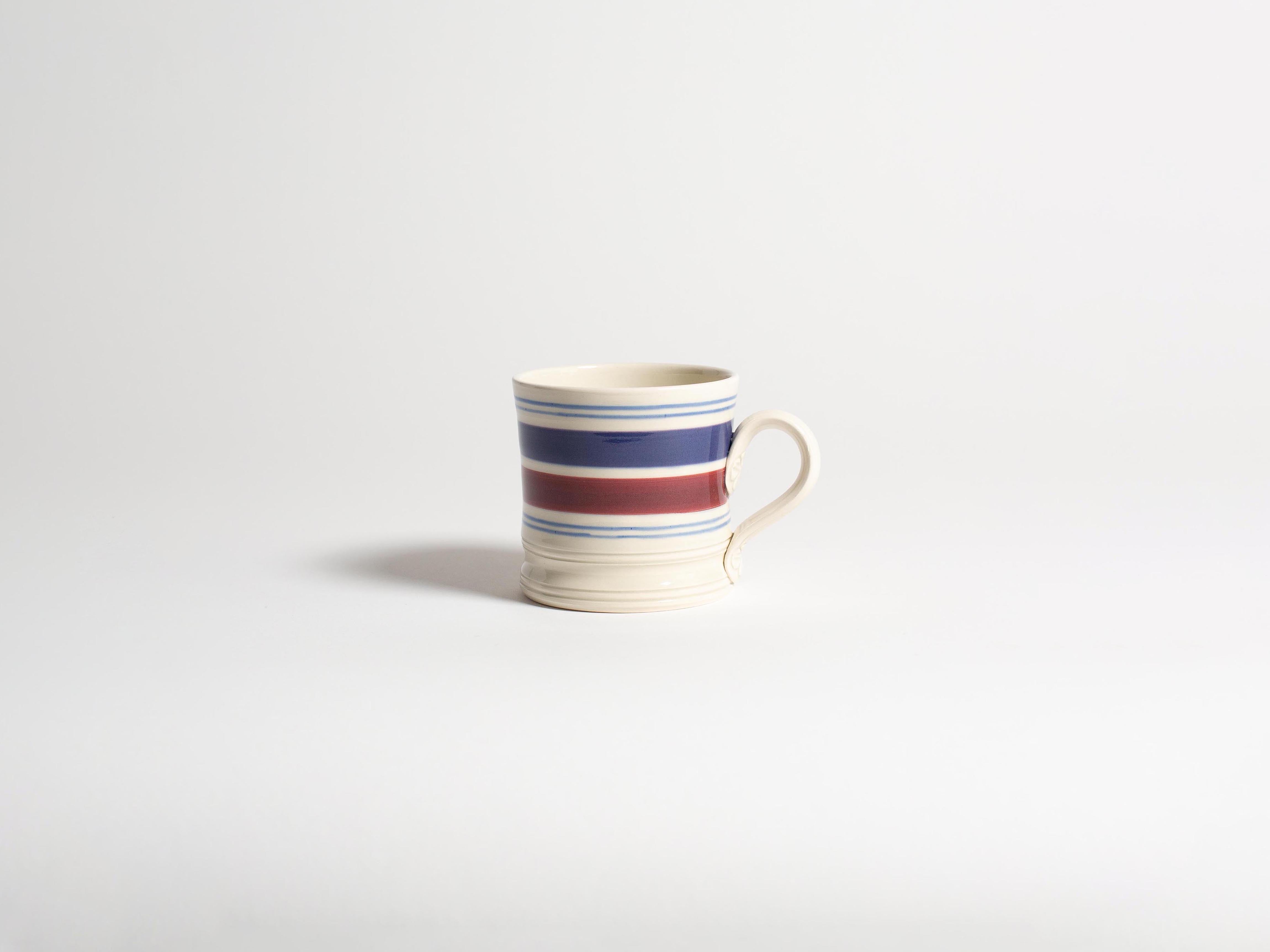 J.W.Anderson Tableware Shamrock Mug Tasse Blau Burgundy