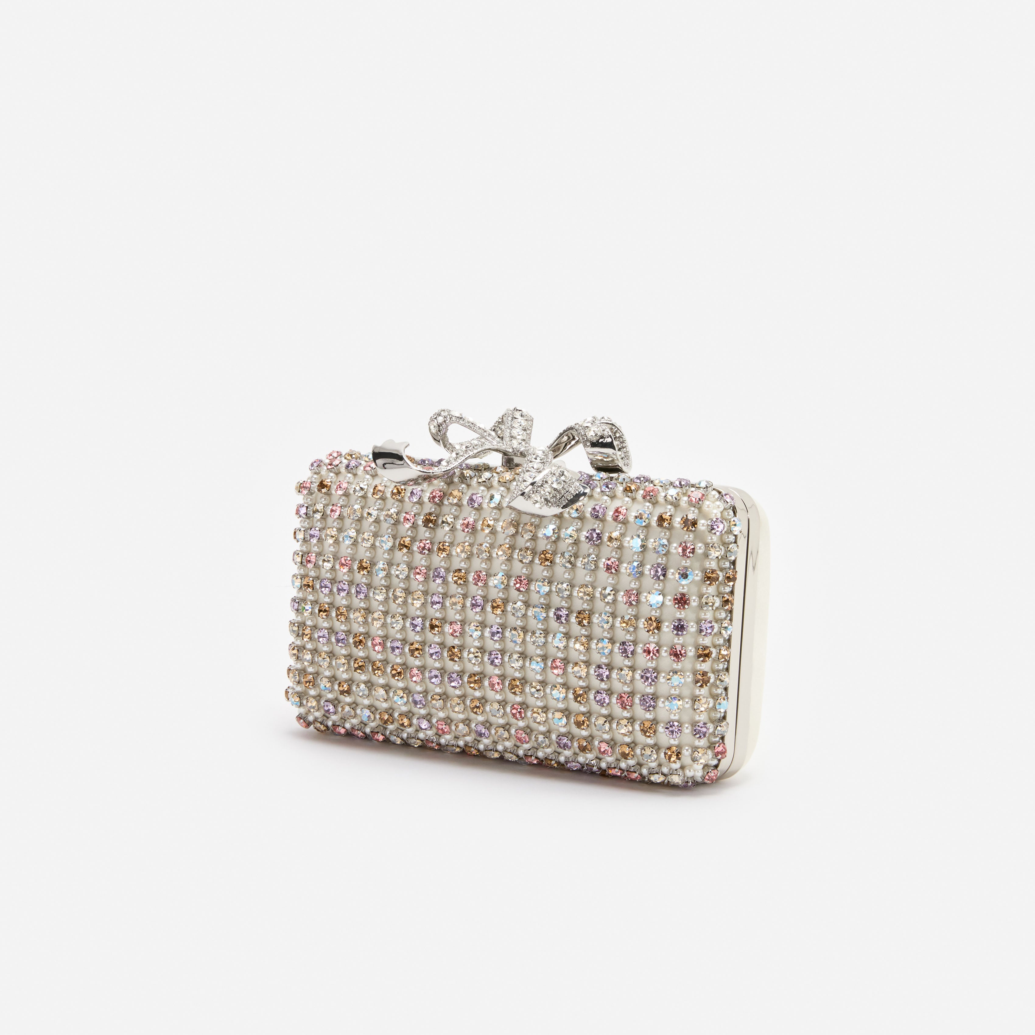 Self Portrait Multi Crystal Clutch Tasche Kristall Bunt