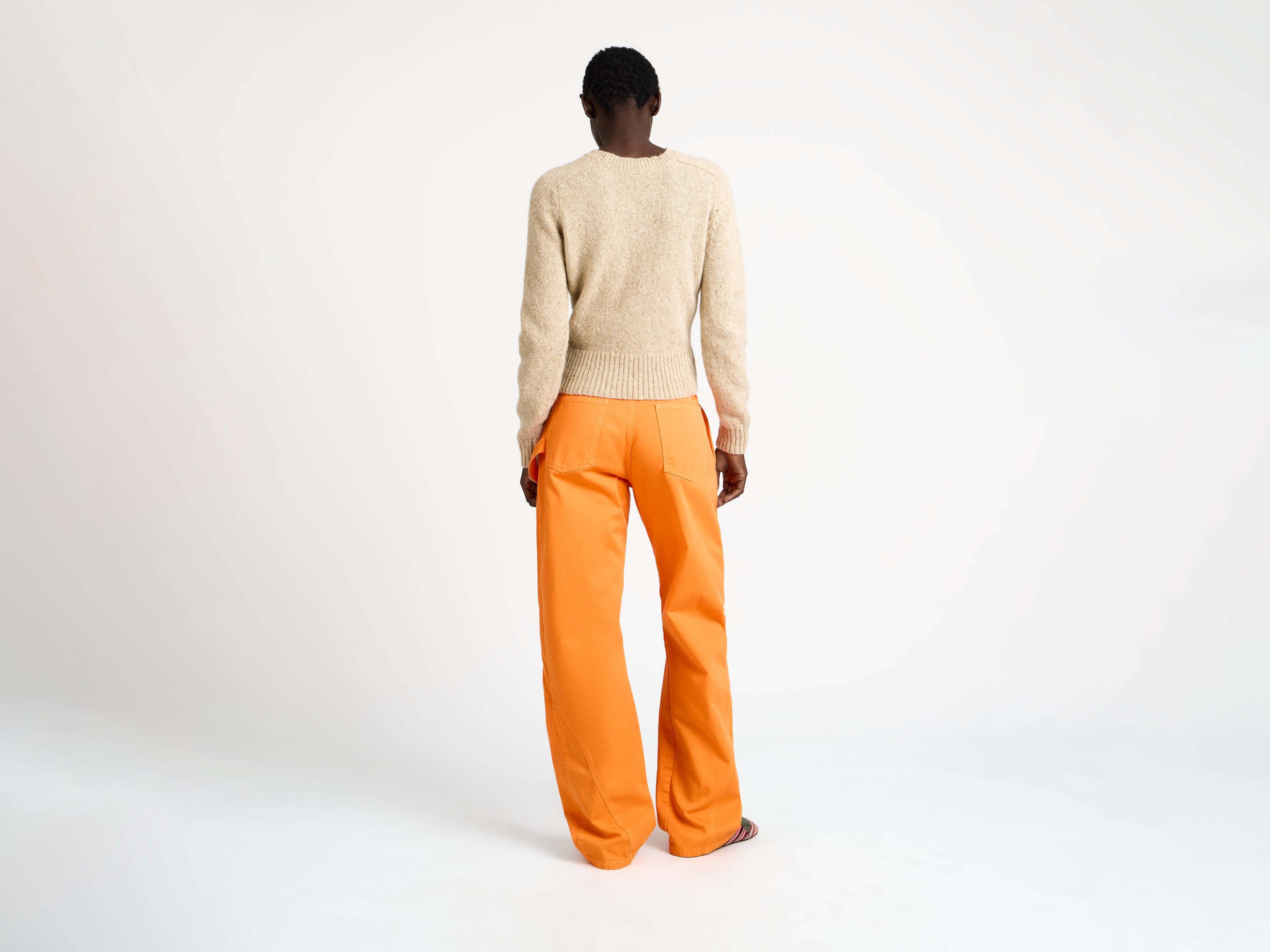 J.W.Anderson Embroidered Jumper Pullover Oatmeal