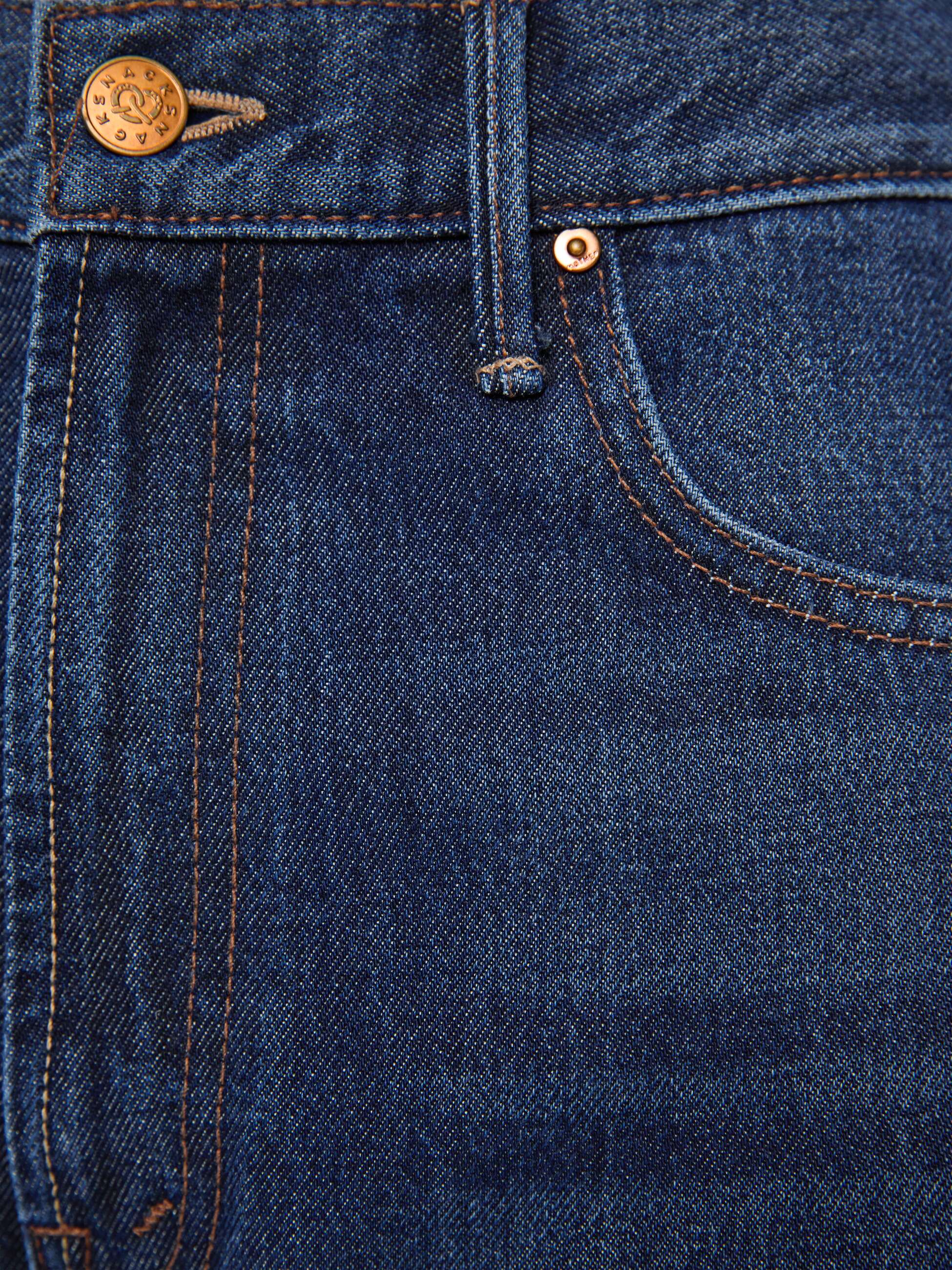 Mother SNACKS Lemon Twist Jeans Fresh Squeezed Dunkelblau