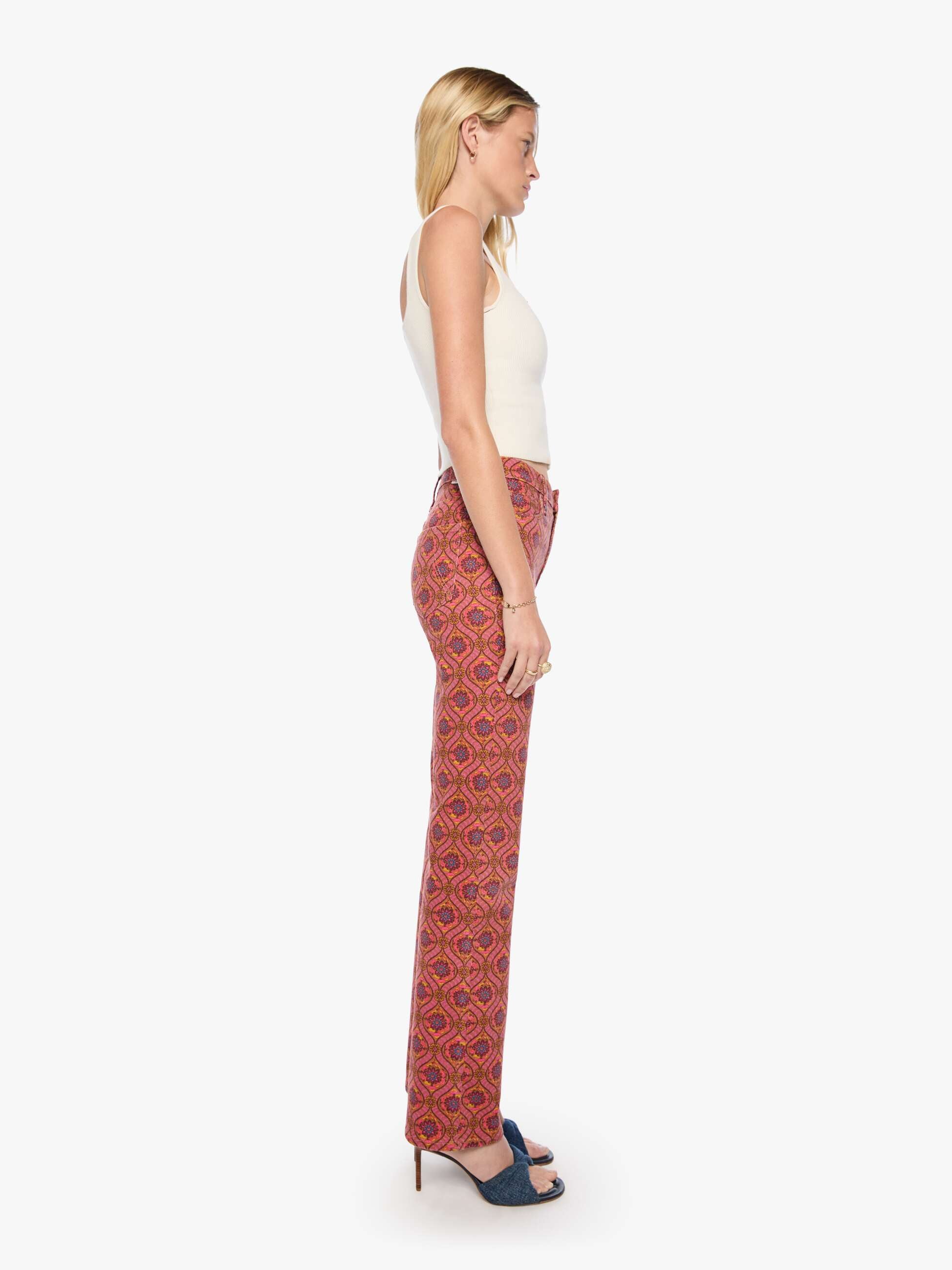 Mother Denim The Kick It Jeans Antivenom Print High-Rise