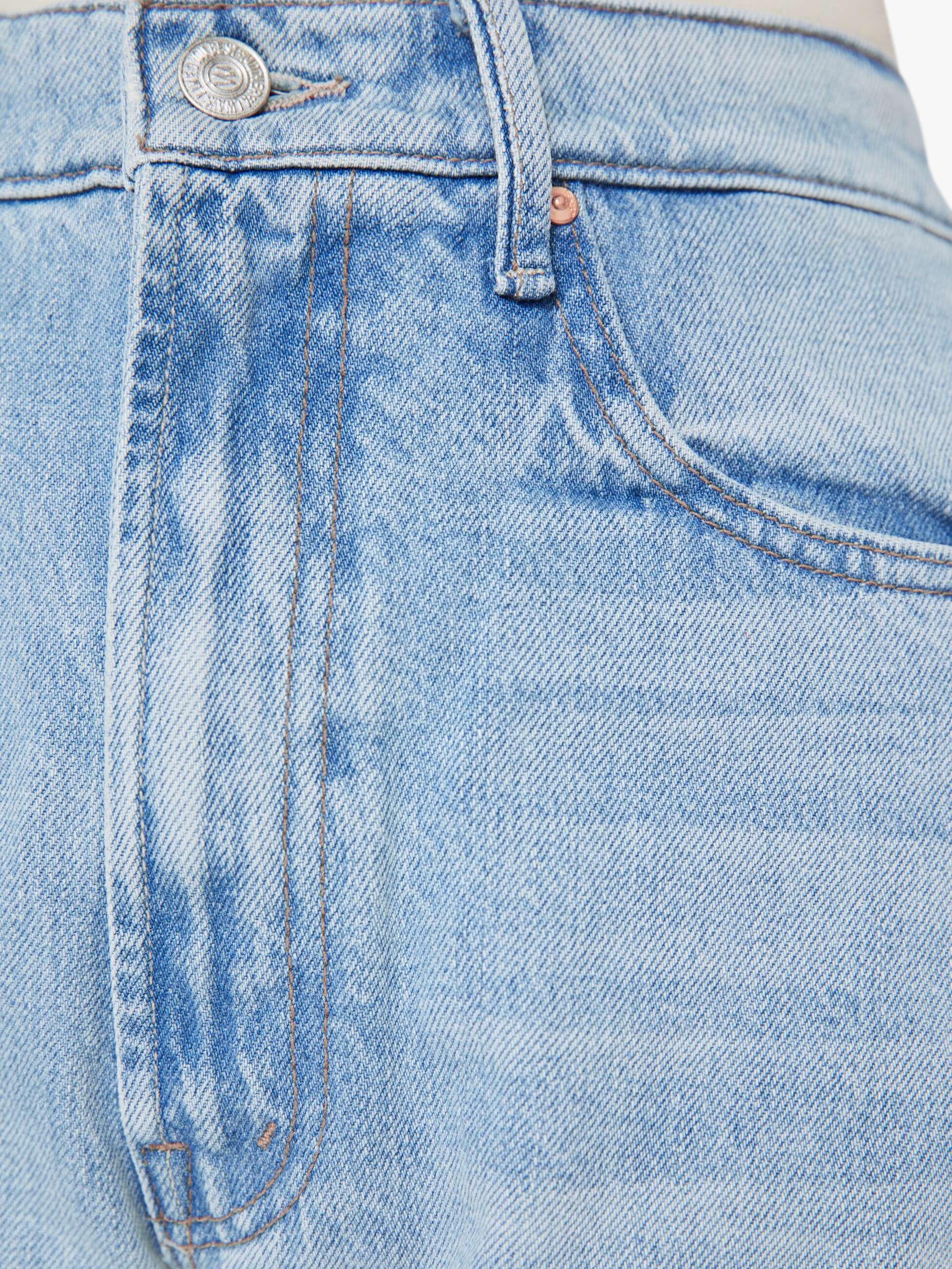 Mother The Half-Pipe Ankle Jeans This Is How I Roll hellblau