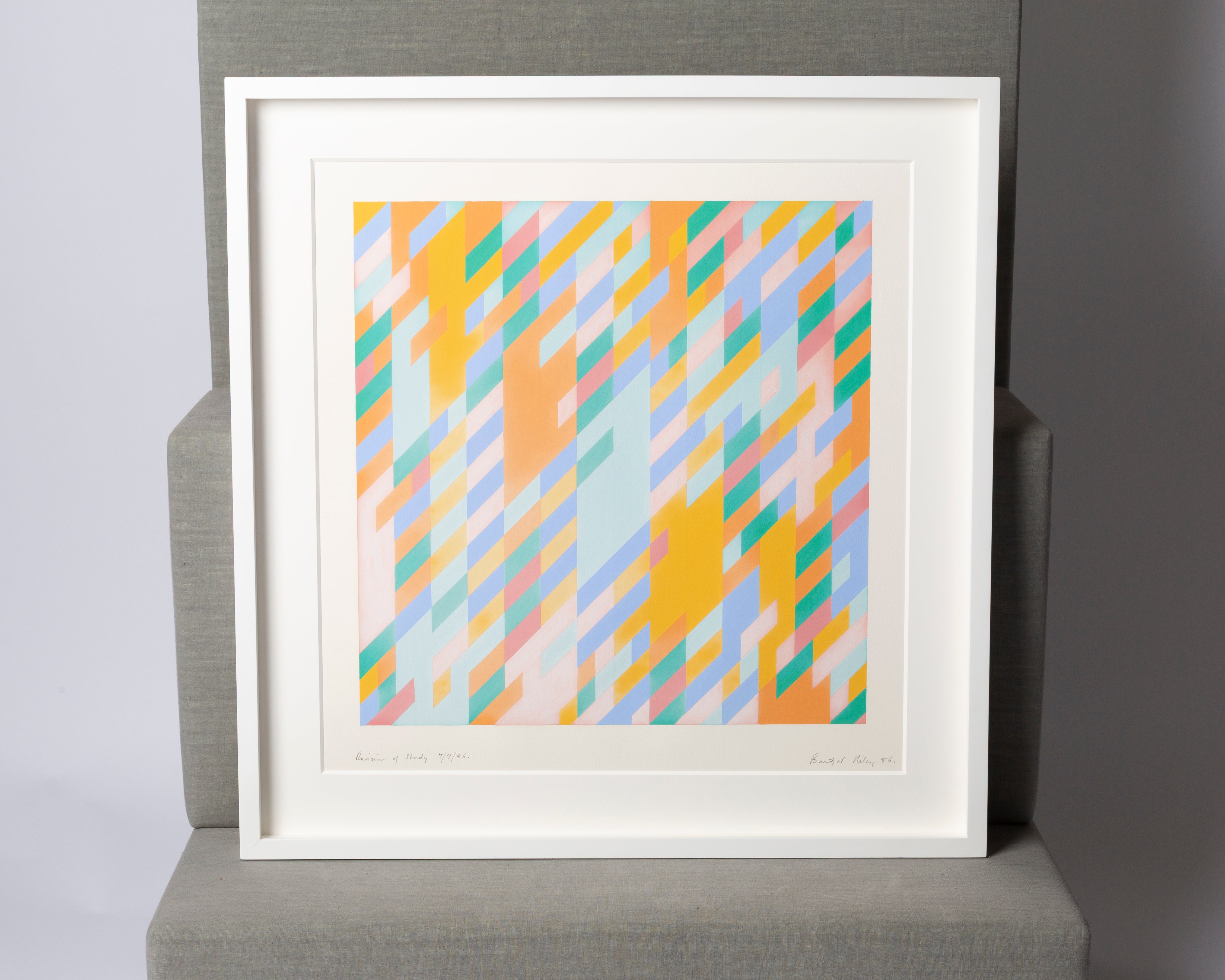 J.W.Anderson Revision of Study Bridget Riley Deko Op-Art