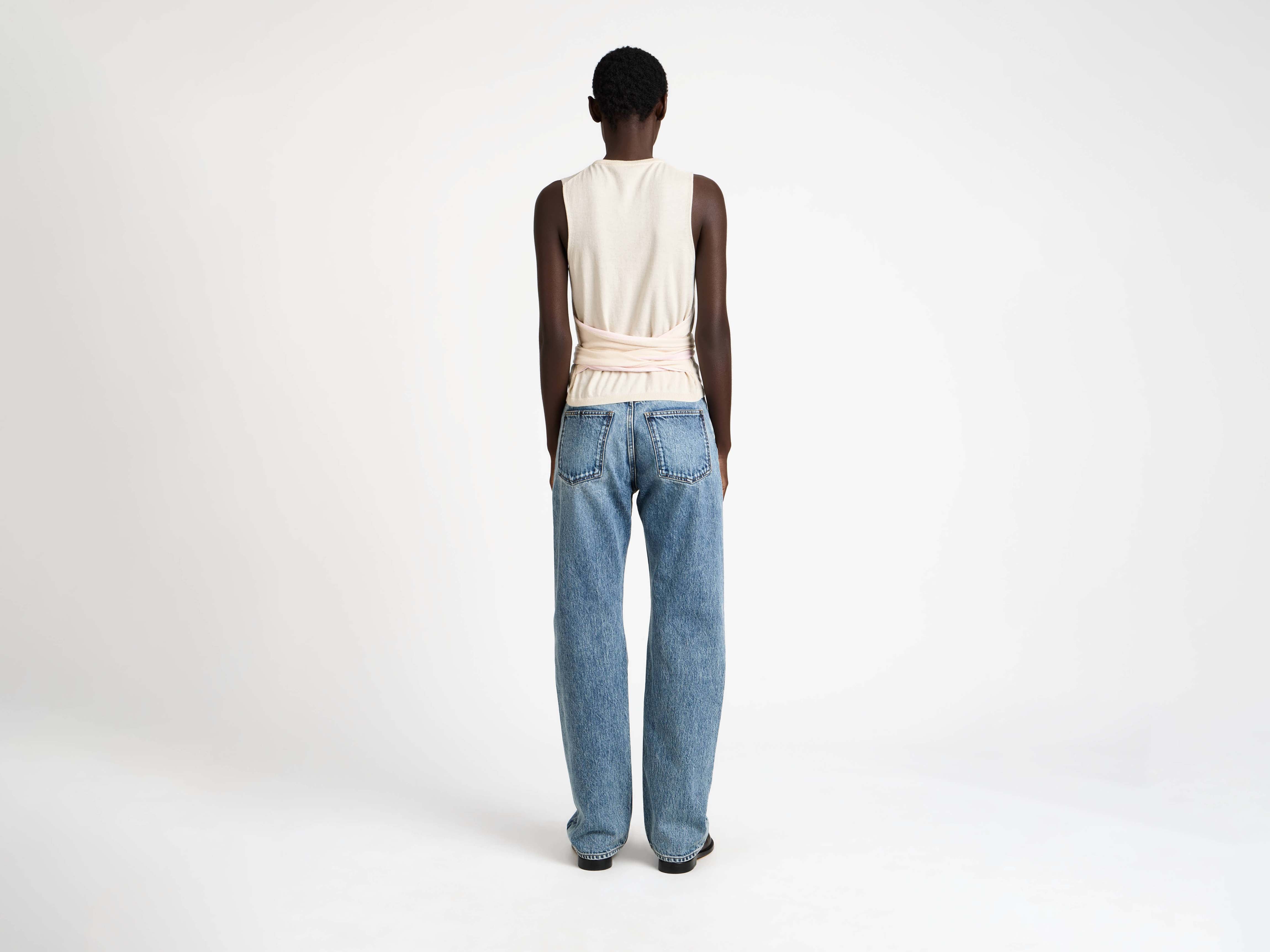 J.W.Anderson Tank Top Damen Ivory Schleife KW1455YN0459