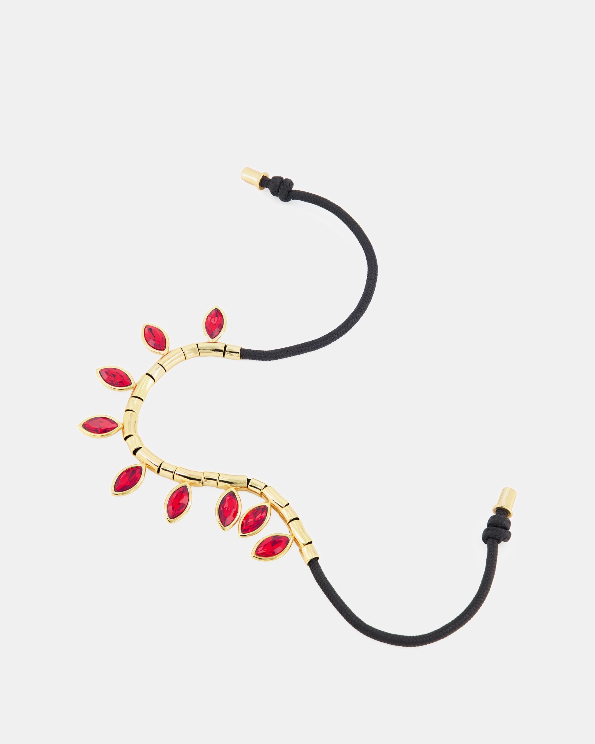 Nodaleto x Julietta Petal Anklet Fußkettchen Red Ruby One Size