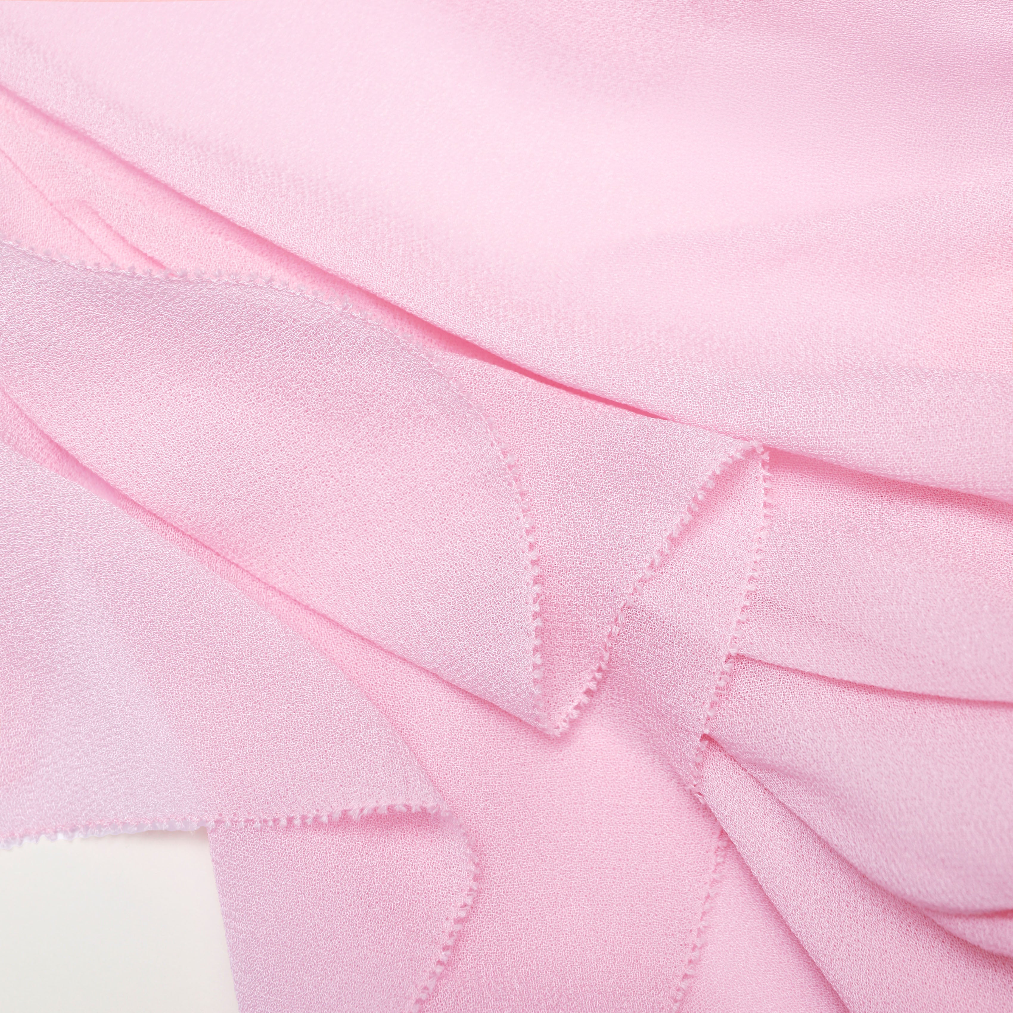 Self Portrait Pink Georgette Frill Maxikleid Rosa UK 8 Rückenfrei