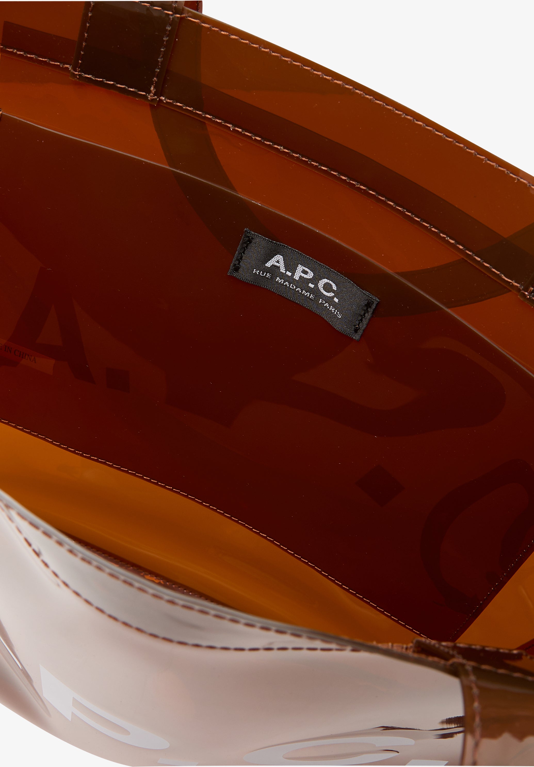 A.P.C. Lou Stofftasche braun TU