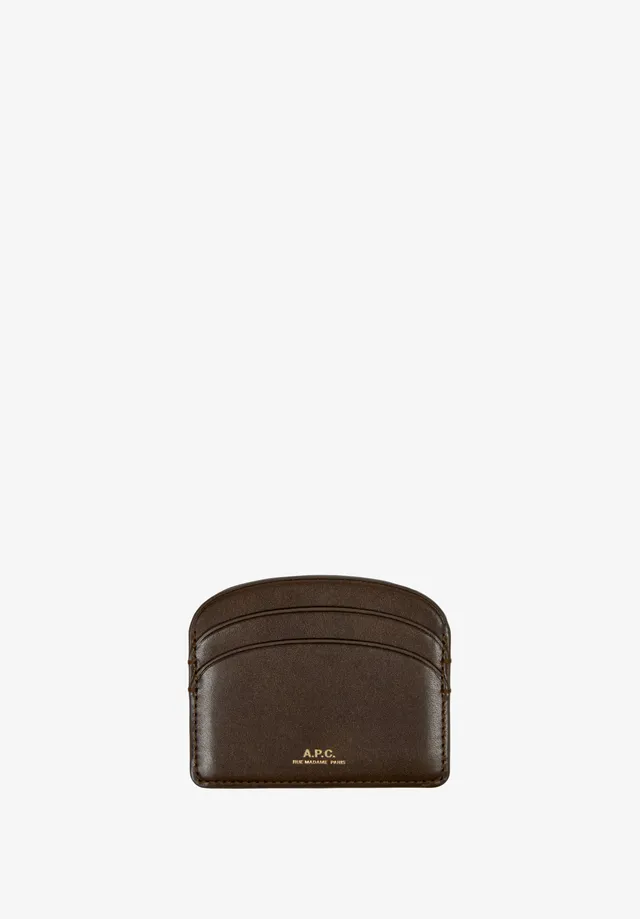 A.P.C. Demi-Lune Kartenetui Glattleder TU