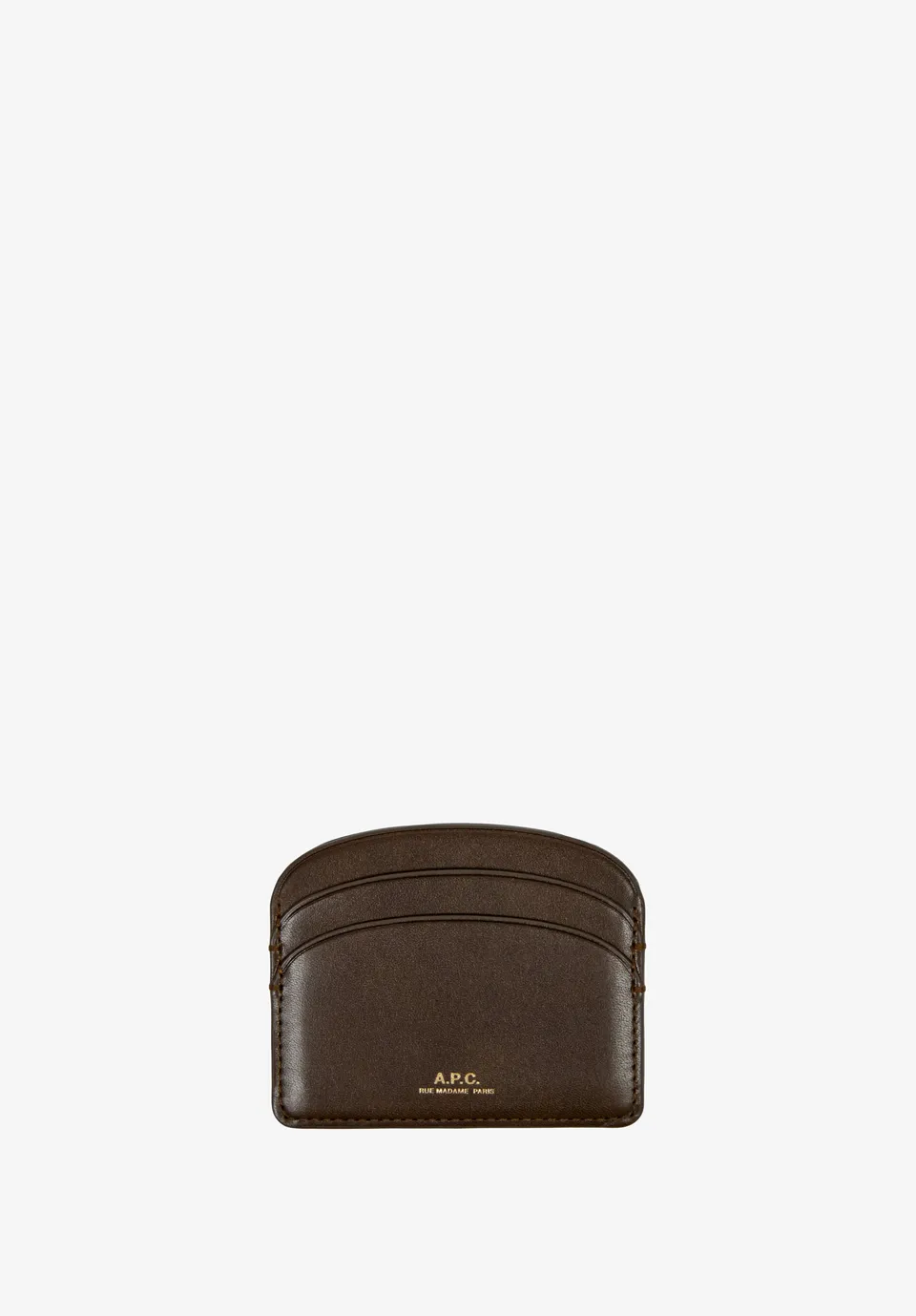 A.P.C. Demi-Lune Kartenetui Glattleder TU