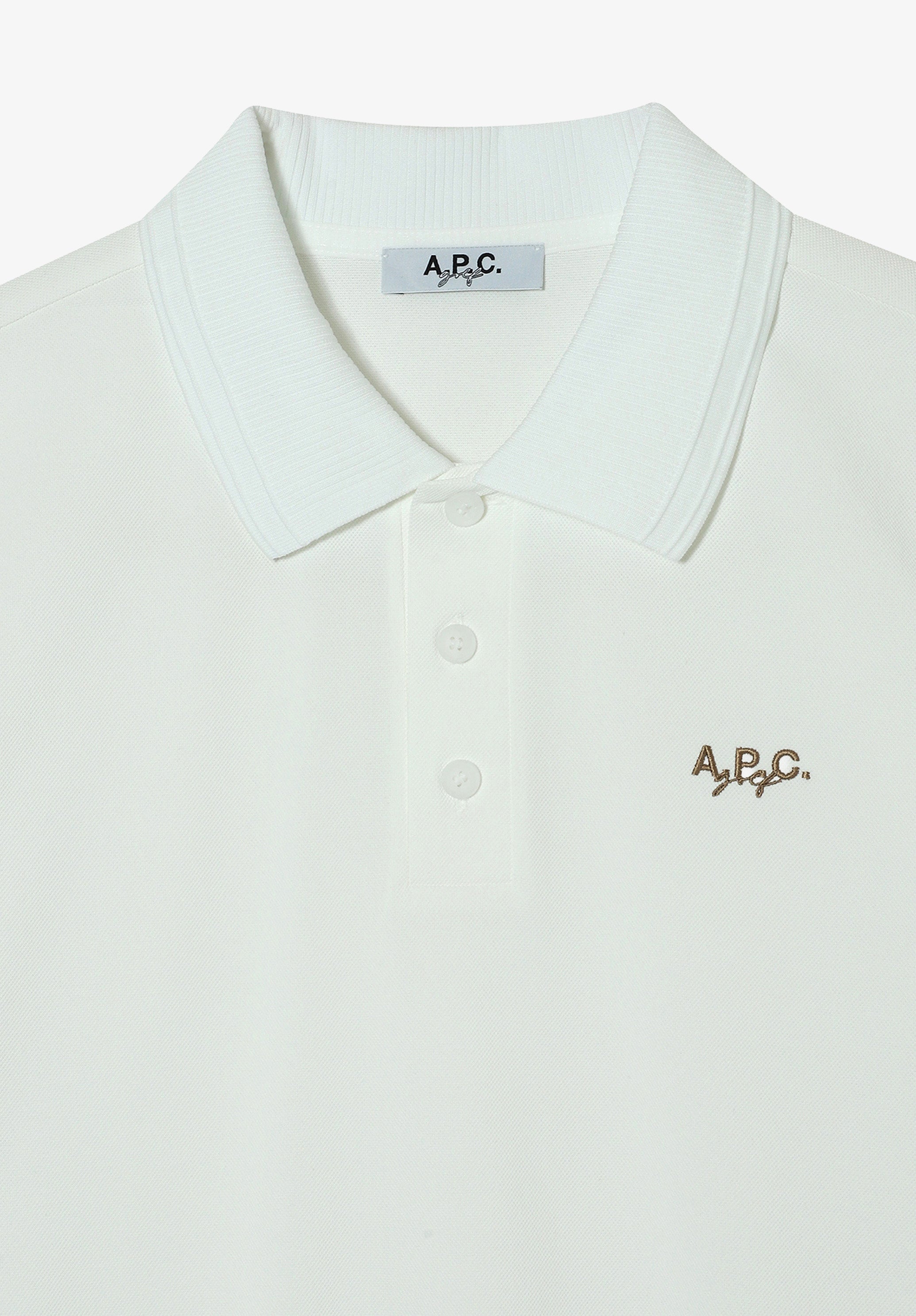 A.P.C. Logo Polohemd Golf Stickerei Gr. S-XXL Gerade