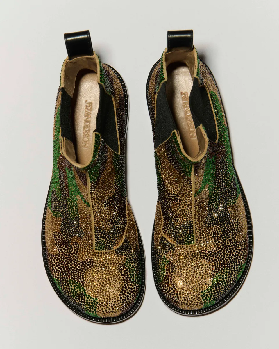 J.W.Anderson Shoes Chelsea Loafer Boots Damen Military Green