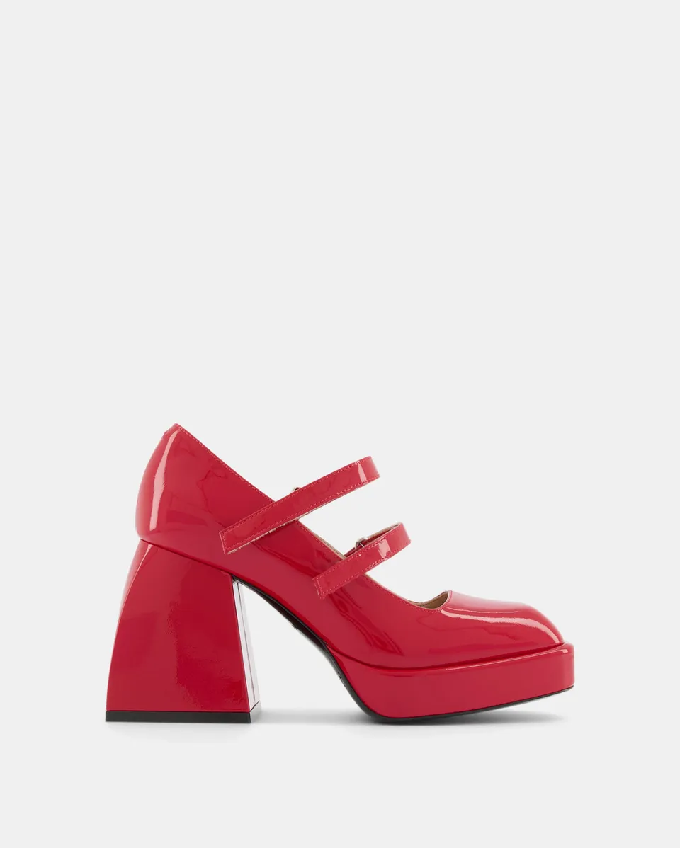 Nodaleto Bulla Babies 90 Pumps Red Corvette Lack