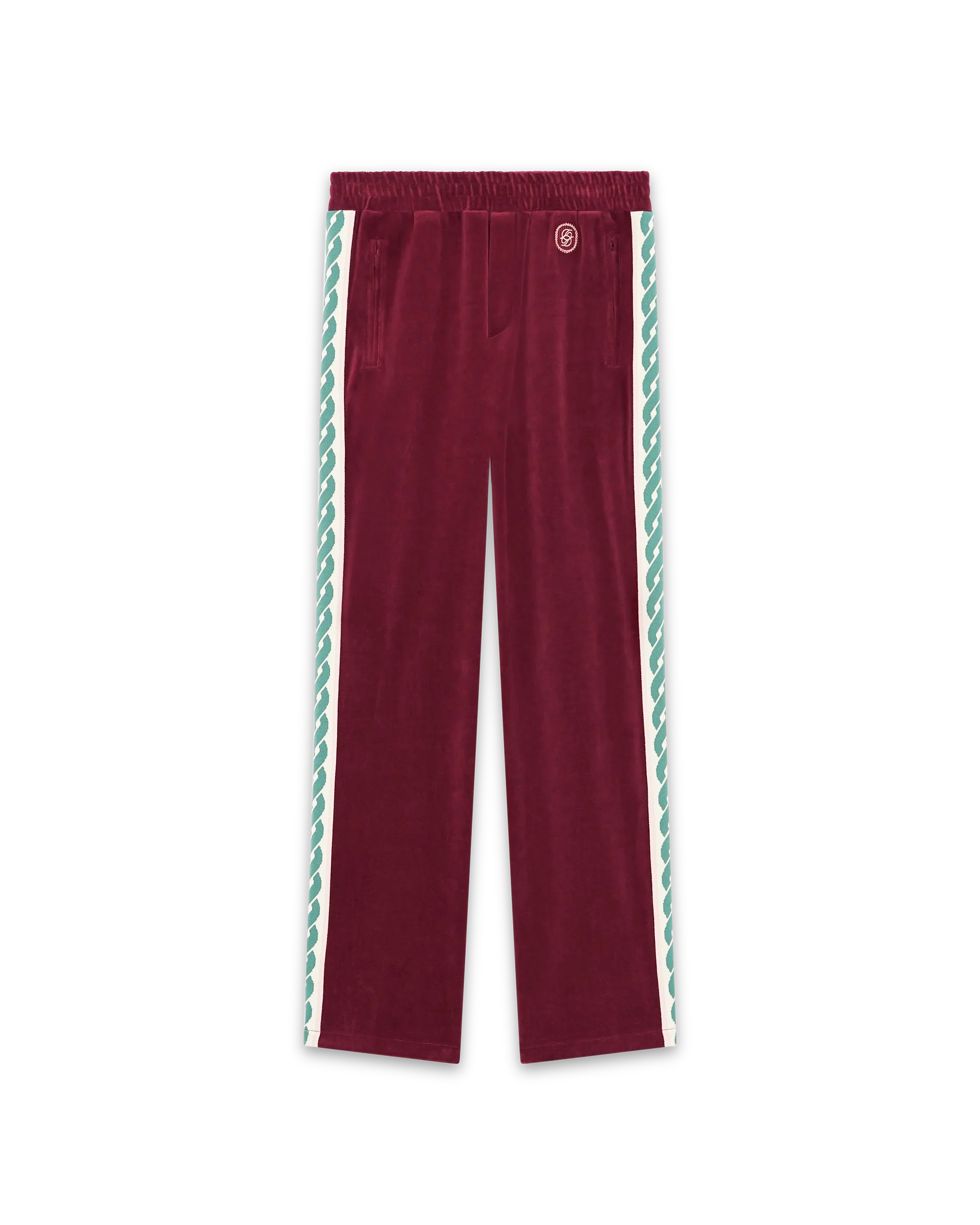 Drôle De Monsieur Tracksuits Le Track Pants Velours Hose Weinrot