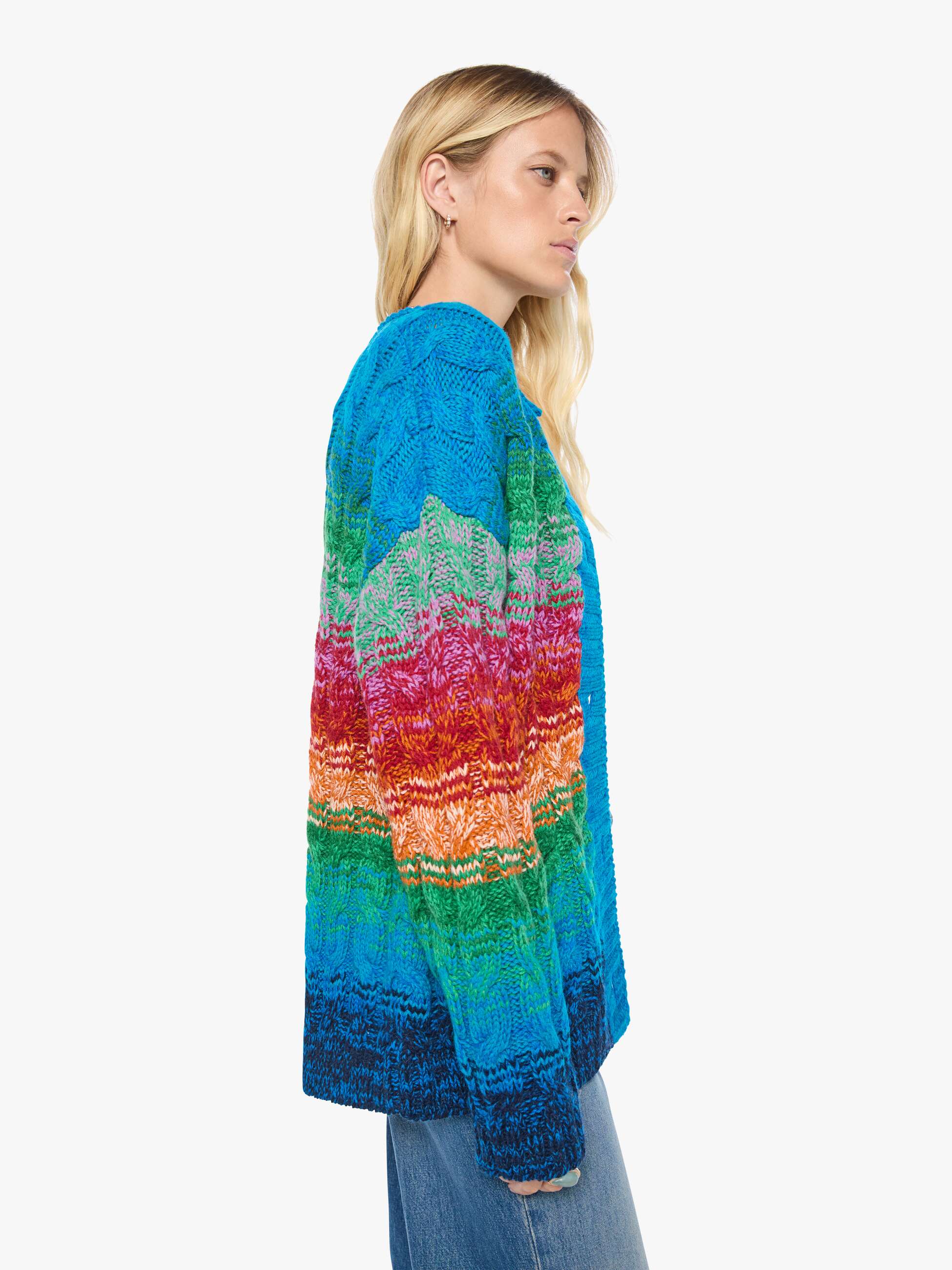Mother The Biggie Cardigan Strickjacke Bunt Alpaka