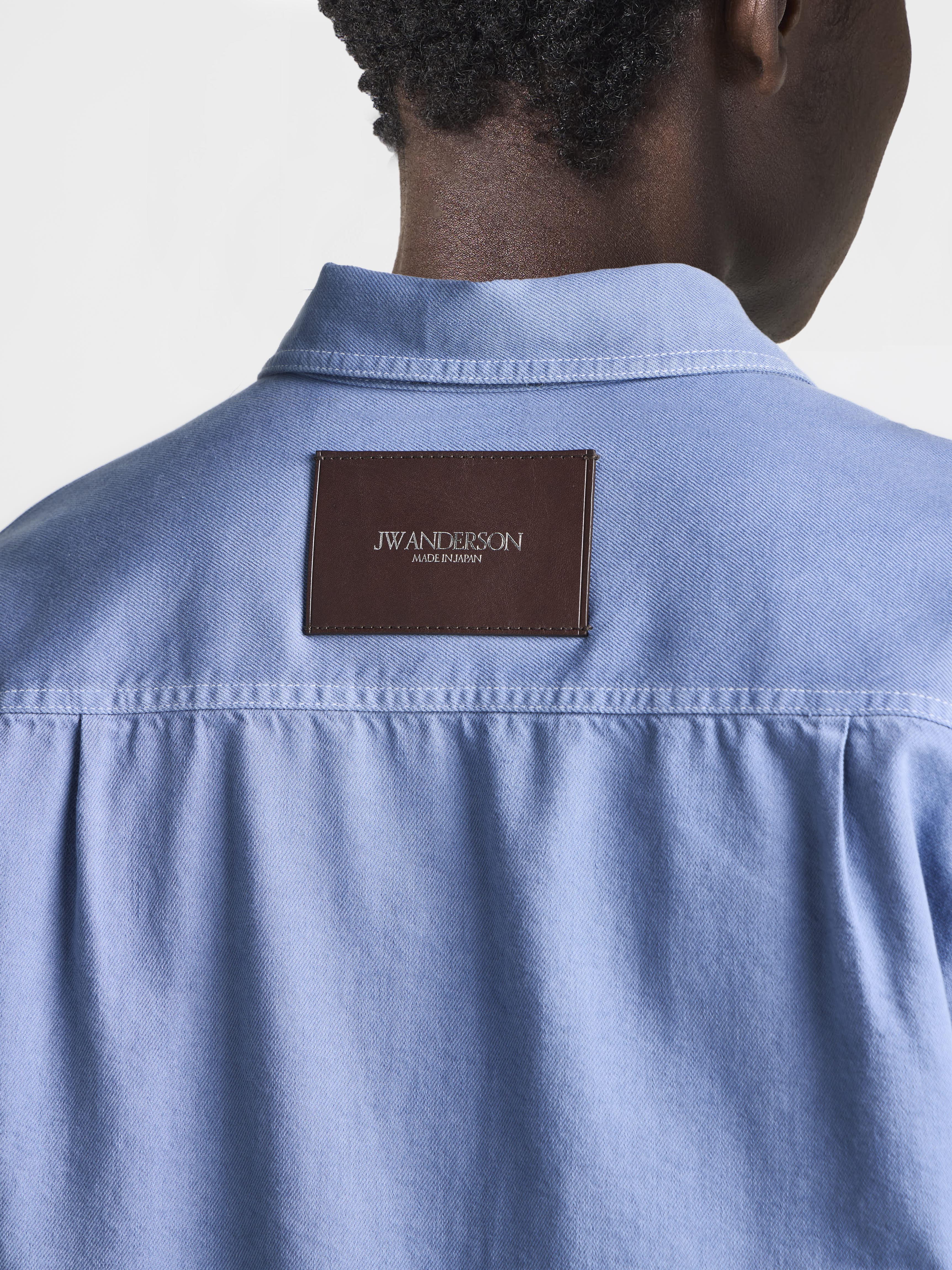 J.W.Anderson Shirts Oversized Hemd Damen French Blue