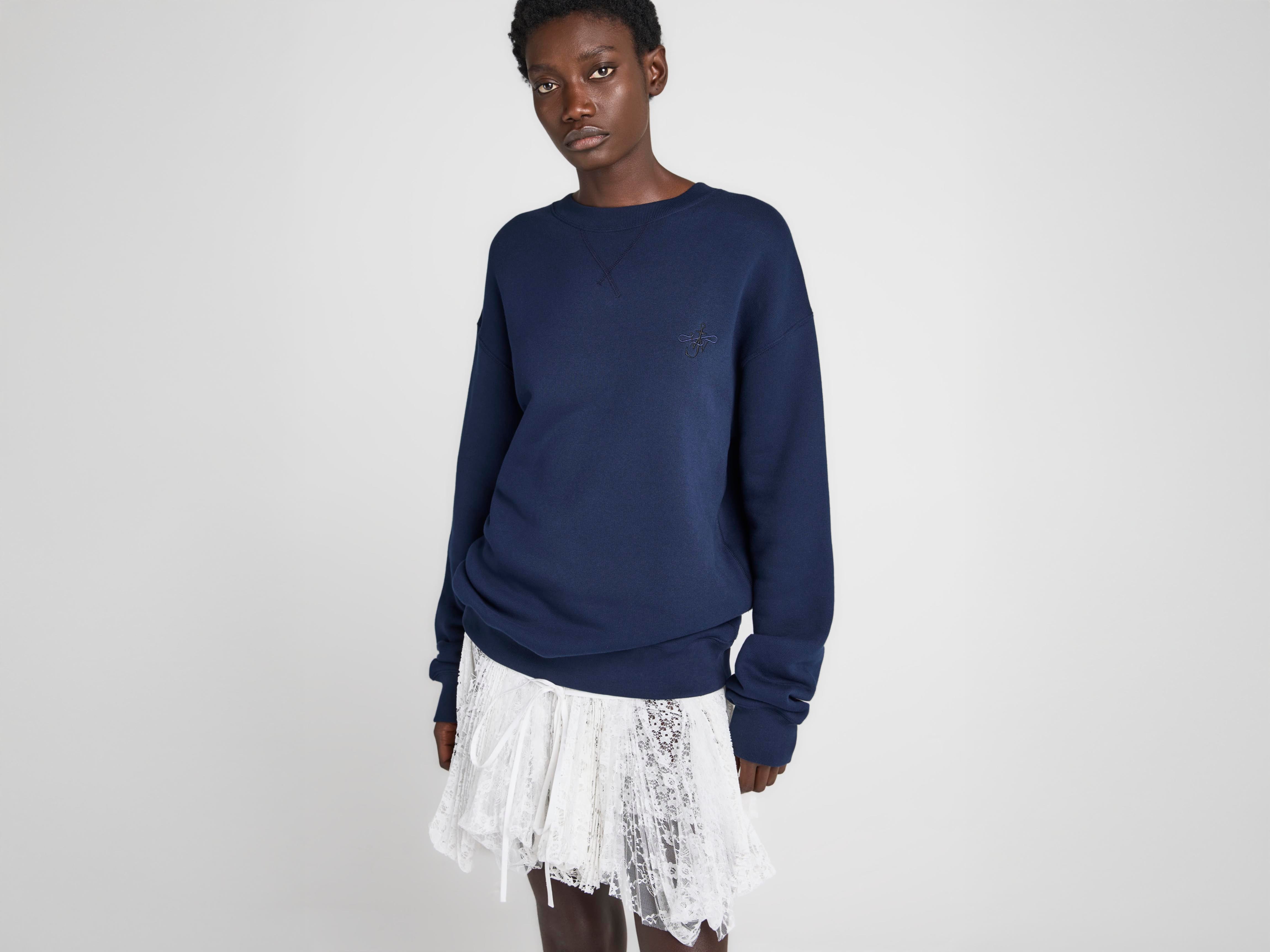 J.W. Anderson Ribbon Anchor Hoodie Damen Baumwolle