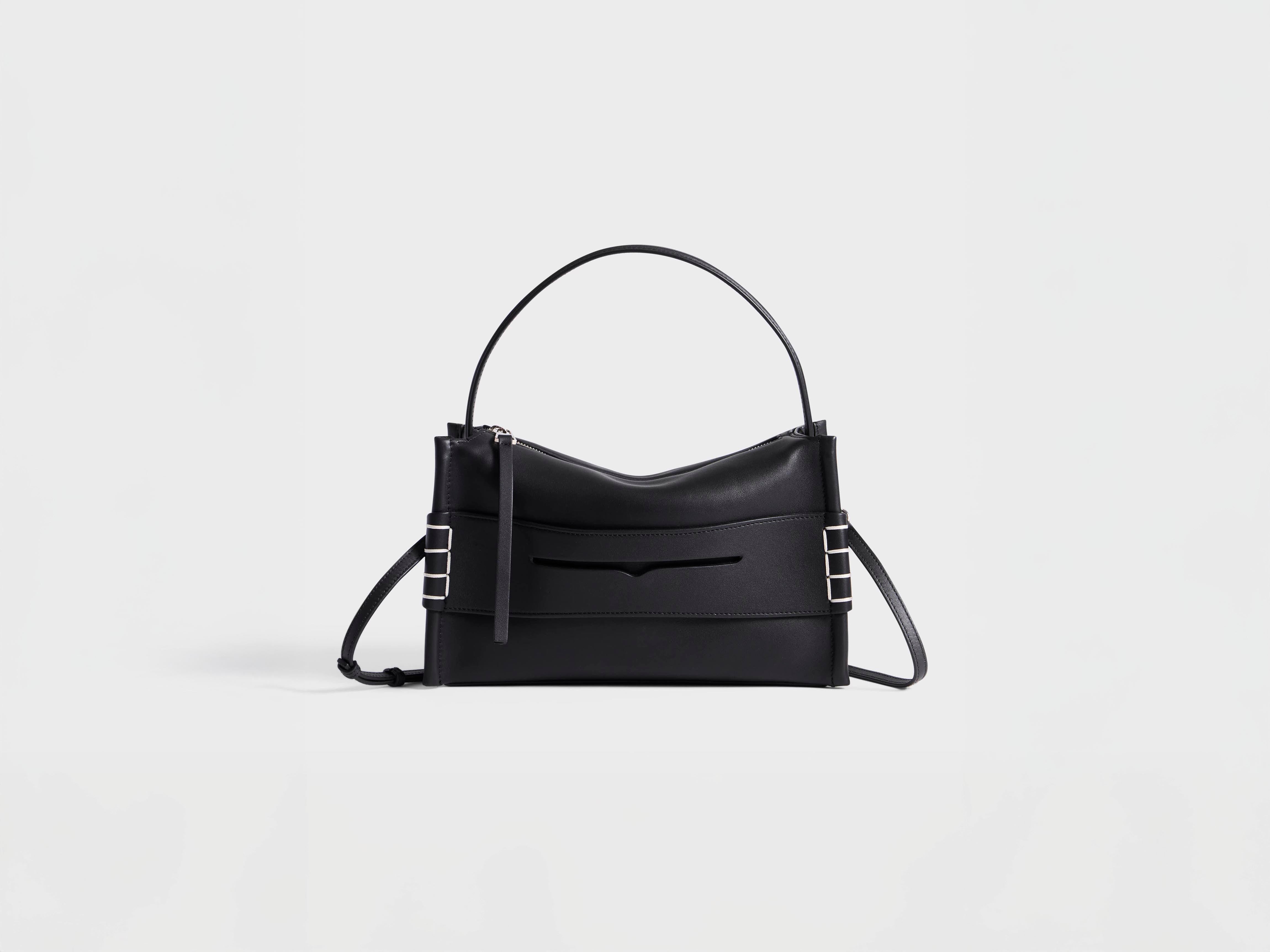 J.W. Anderson Loafer Tasche schwarz Leder Henkeltasche