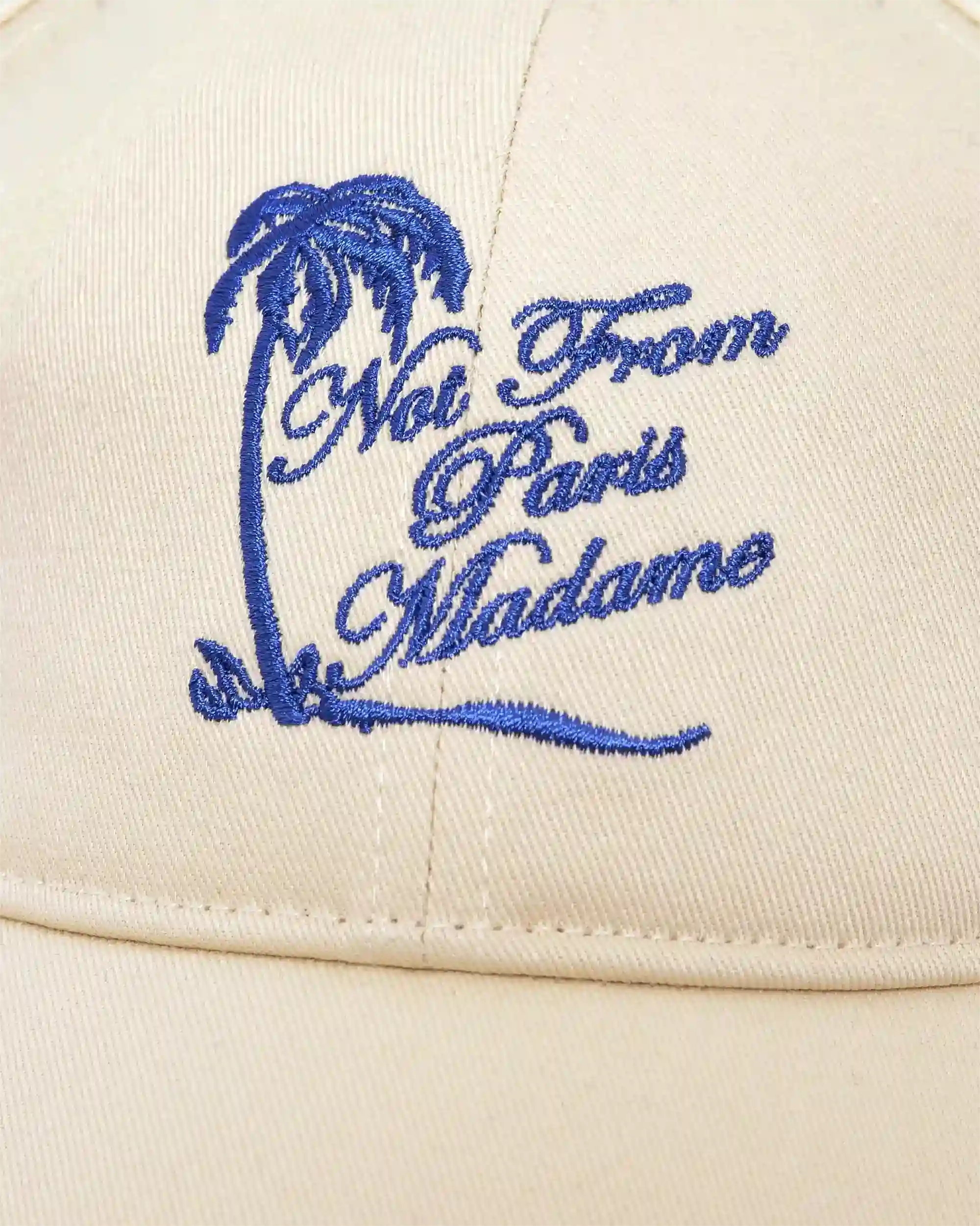 Drôle De Monsieur Palmiers Basecap off white Baumwolle