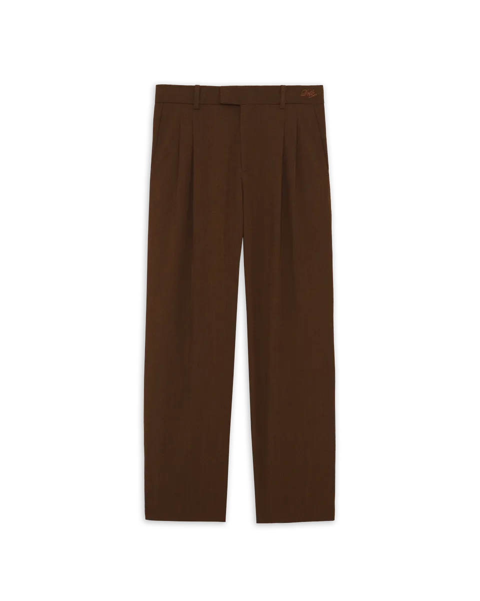Drôle De Monsieur Pants Wool Twill Golfer Hose Braun M