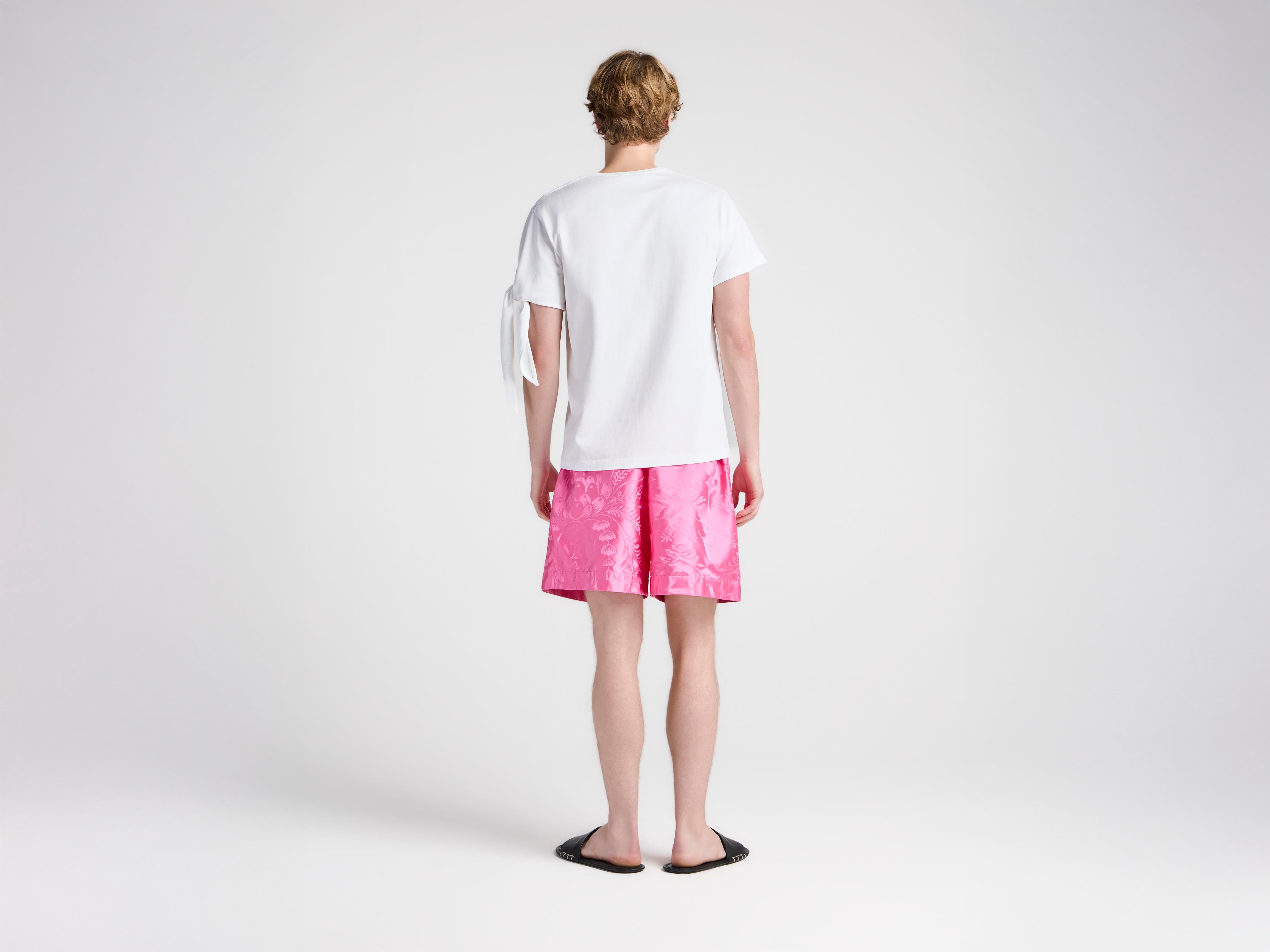J.W. Anderson Shirts Knotted Sleeve T-Shirt Herren weiß