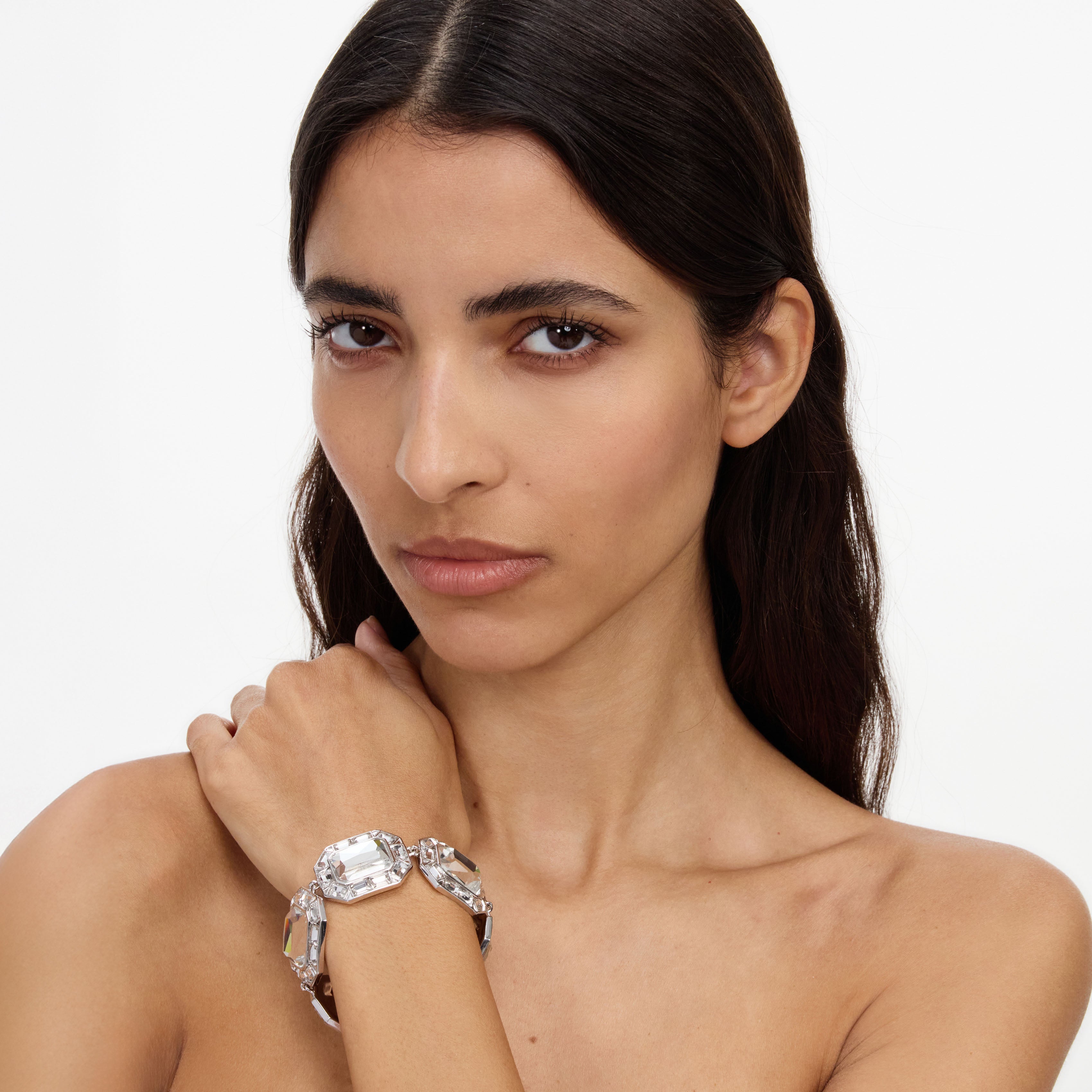 Self Portrait Silver Crystal Armband Silber Kristall