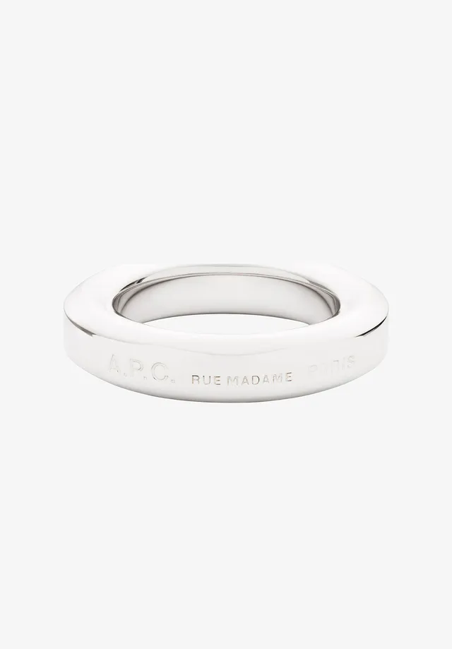 A.P.C. Angle Ring Messing Unisex graviert