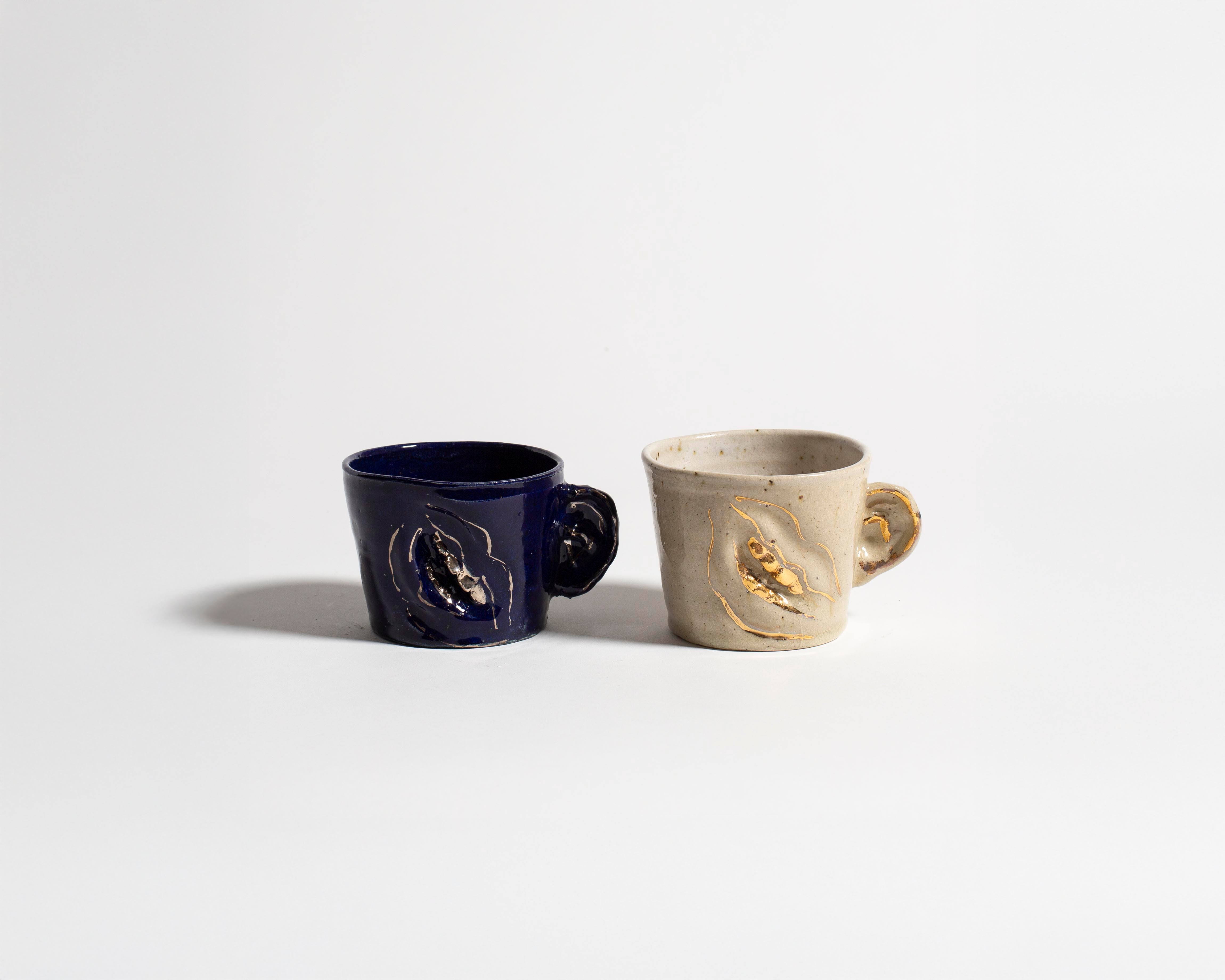 J.W.Anderson Akiko Hirai Not I Tasse Dunkelblau Keramik