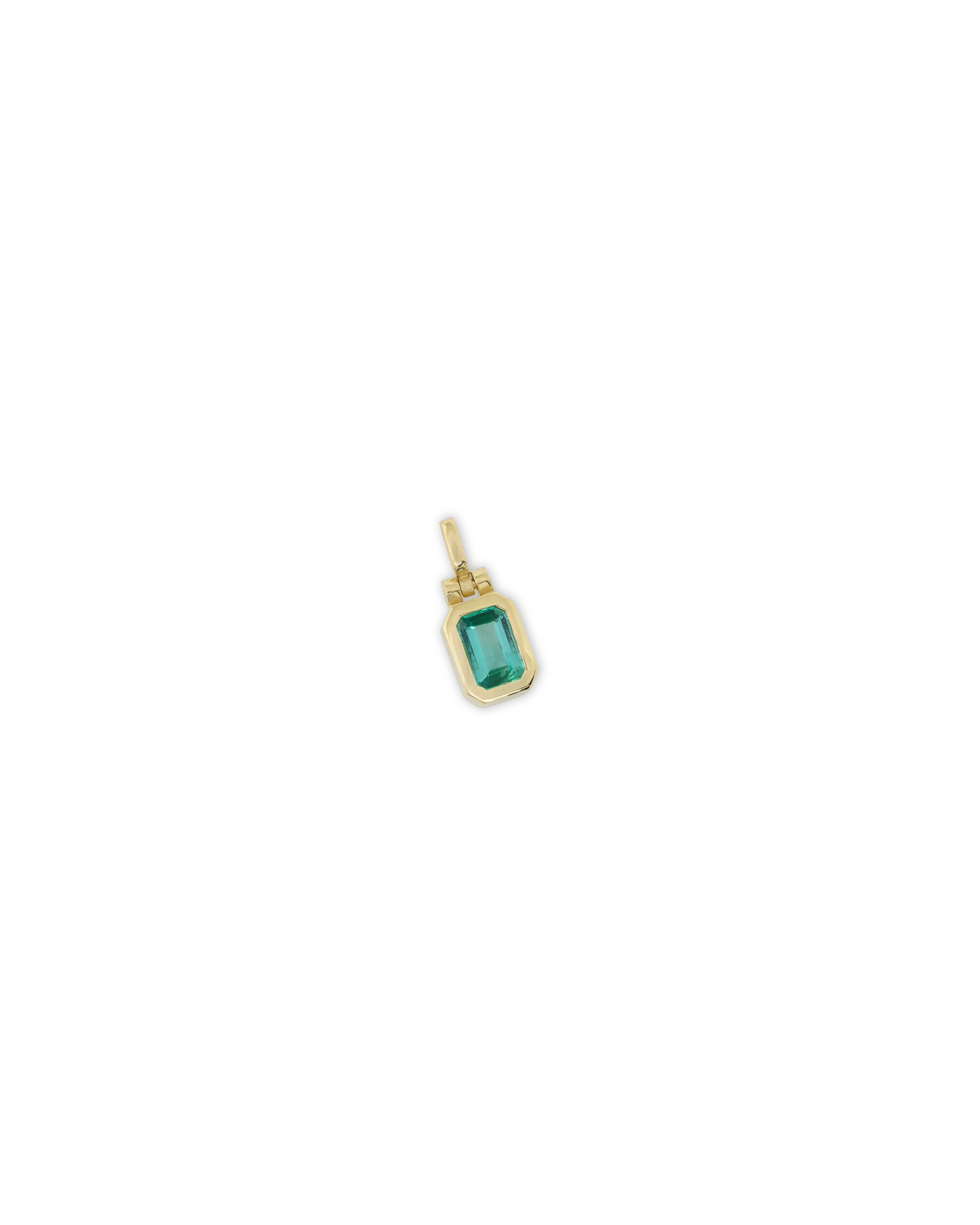 Drôle De Monsieur Pendentif Emeraude Anhänger Gold Smaragd