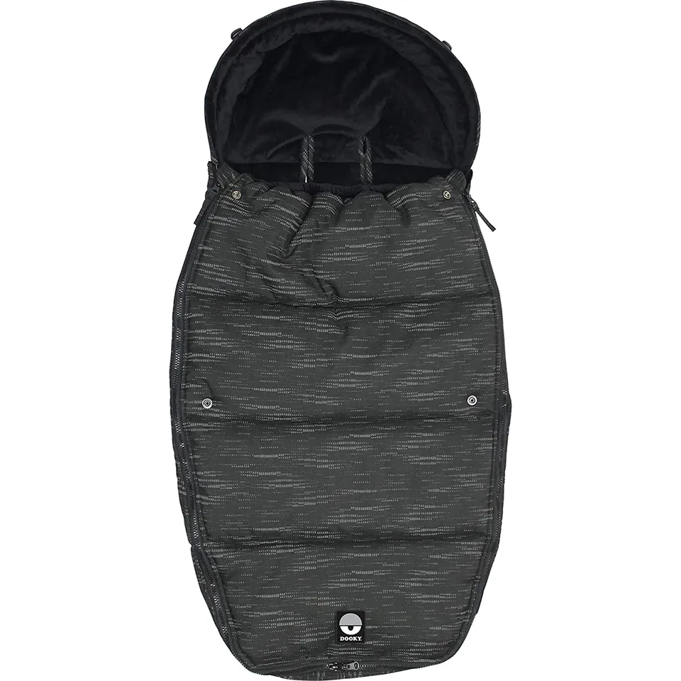 Dooky Matrix Large Fußsack Grau 98 x 50 cm Winter