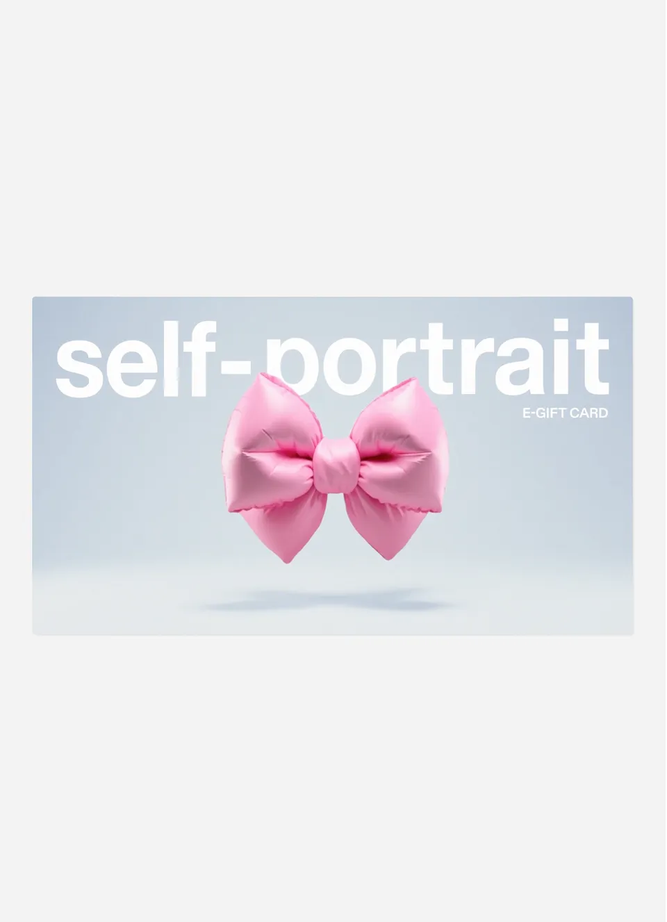 Self Portrait E-Gift Card Geschenkkarte Gutschein Mode