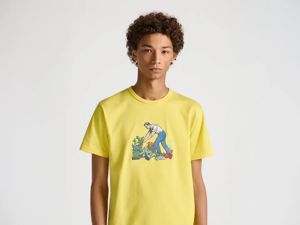 J.W. Anderson Gardener T-Shirt Lemon Gelb Baumwolle