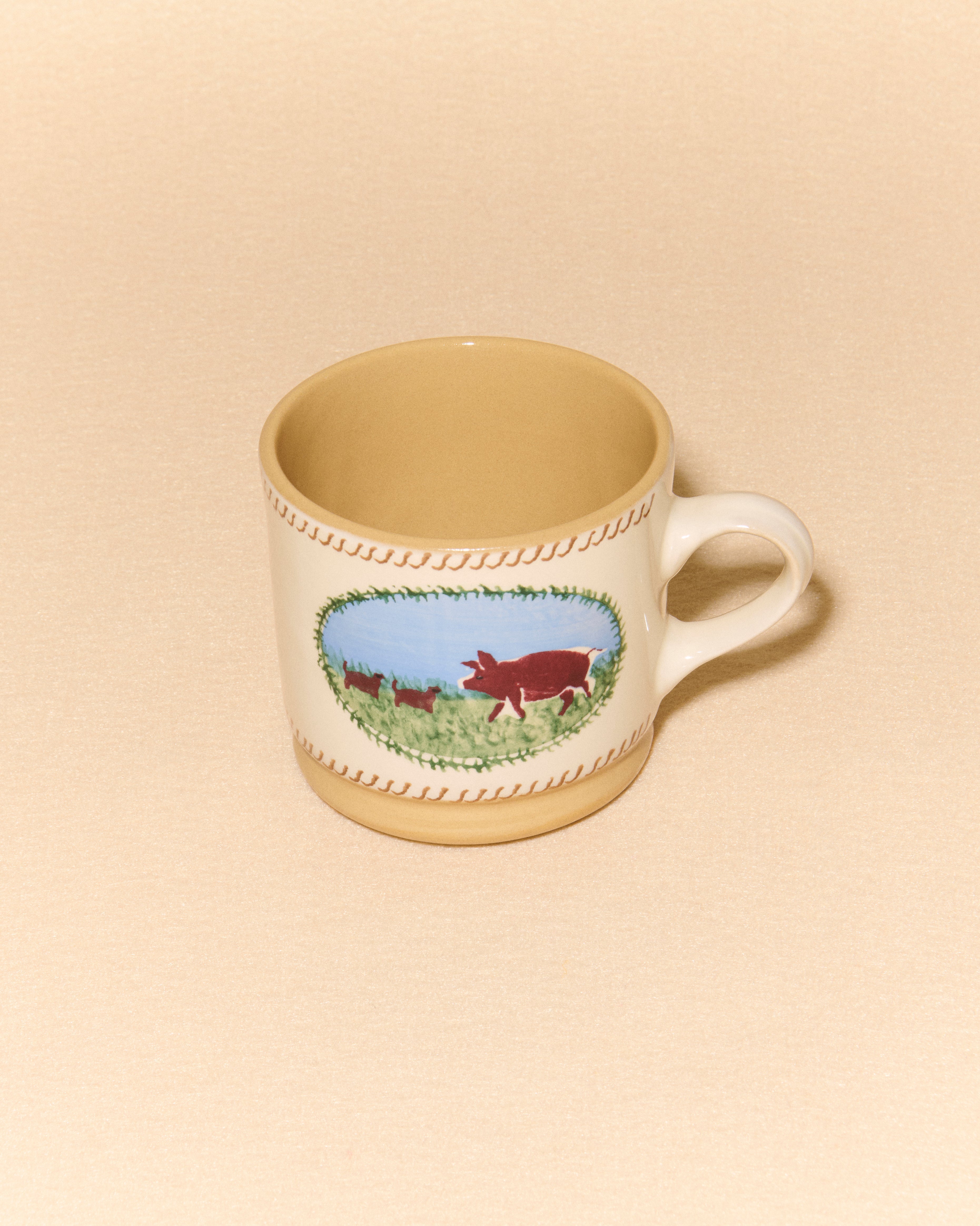 Nicholas Mosse Large Mug Tasse Weiß Multi Keramik