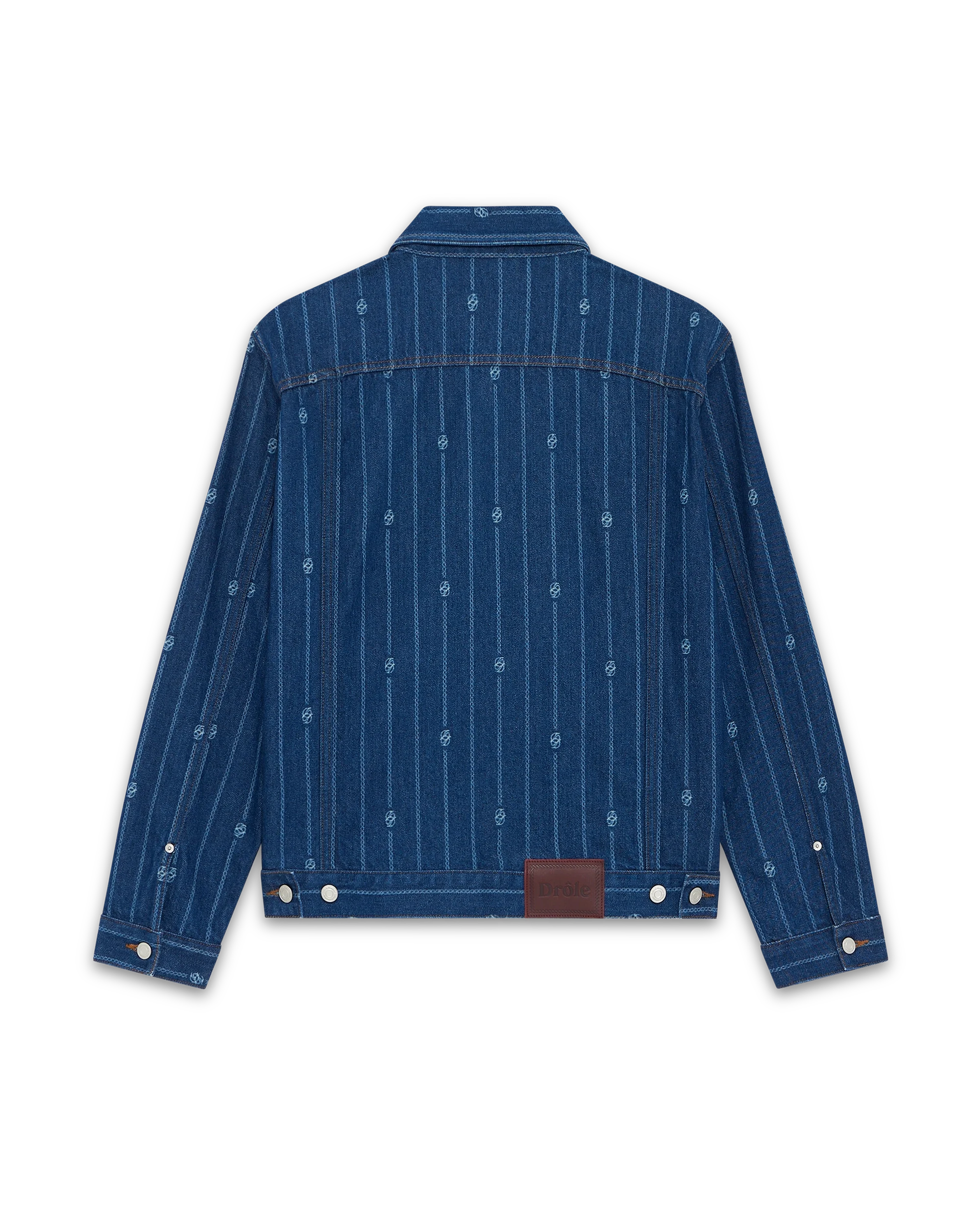 Drôle De Monsieur La Veste Denim Jeansjacke Blau Stone
