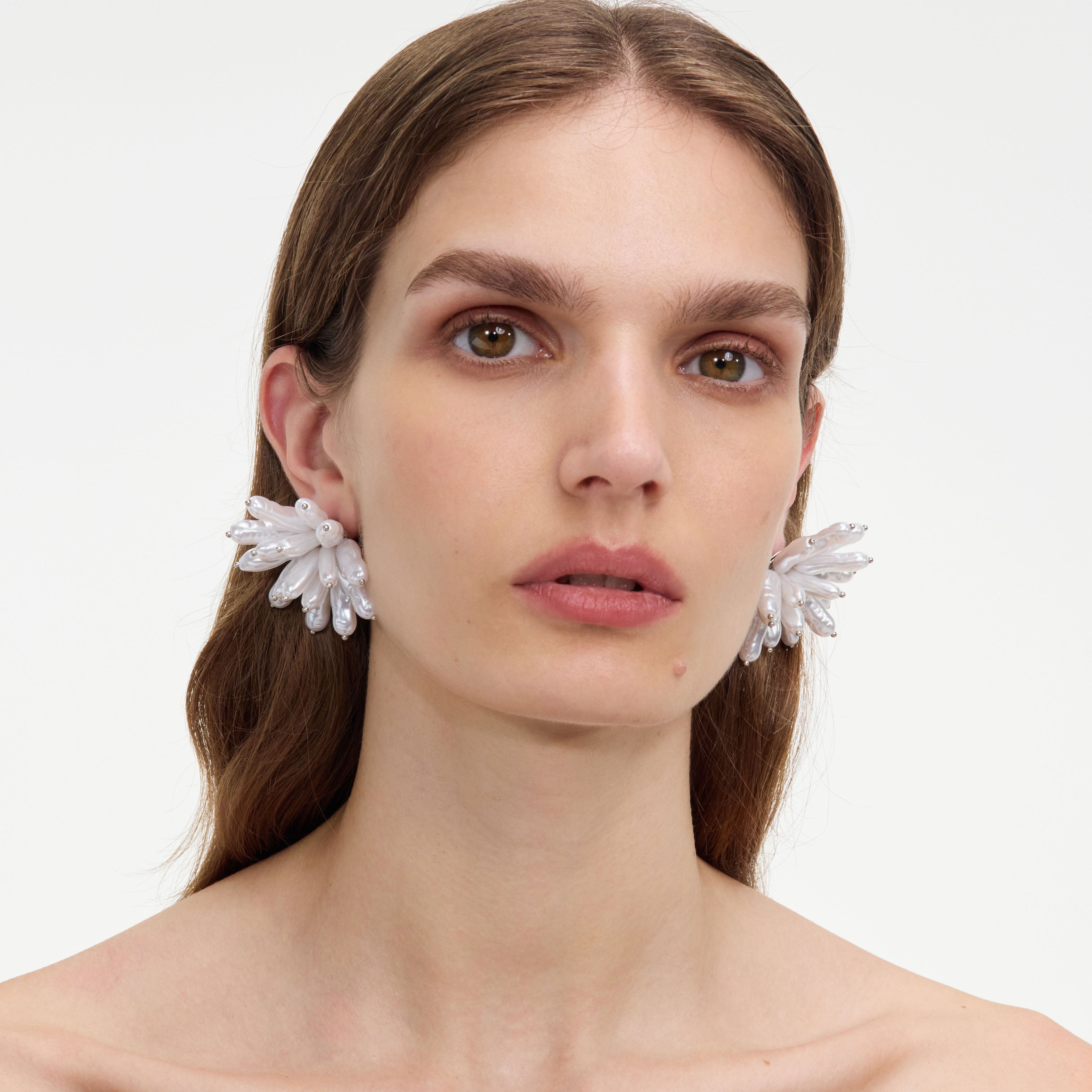 Self Portrait Pearl Cluster Ohrringe Perle Blumen Stecker