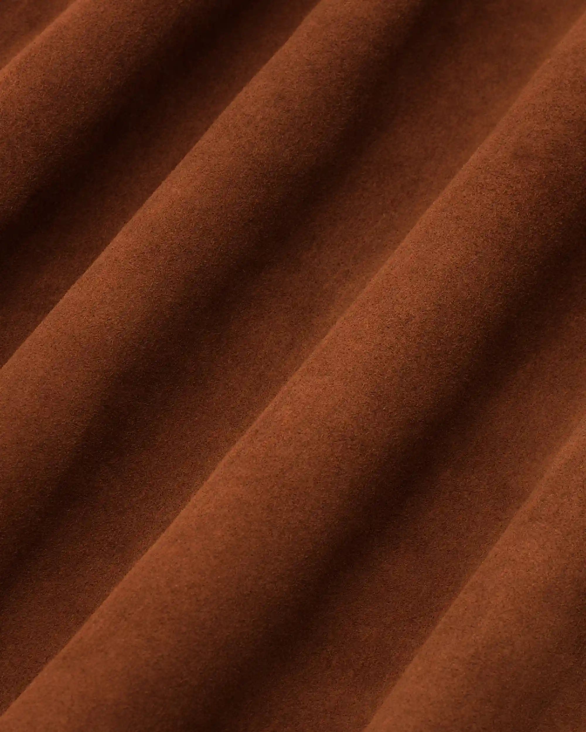 Drôle De Monsieur Suède Lederjacke braun bestickt