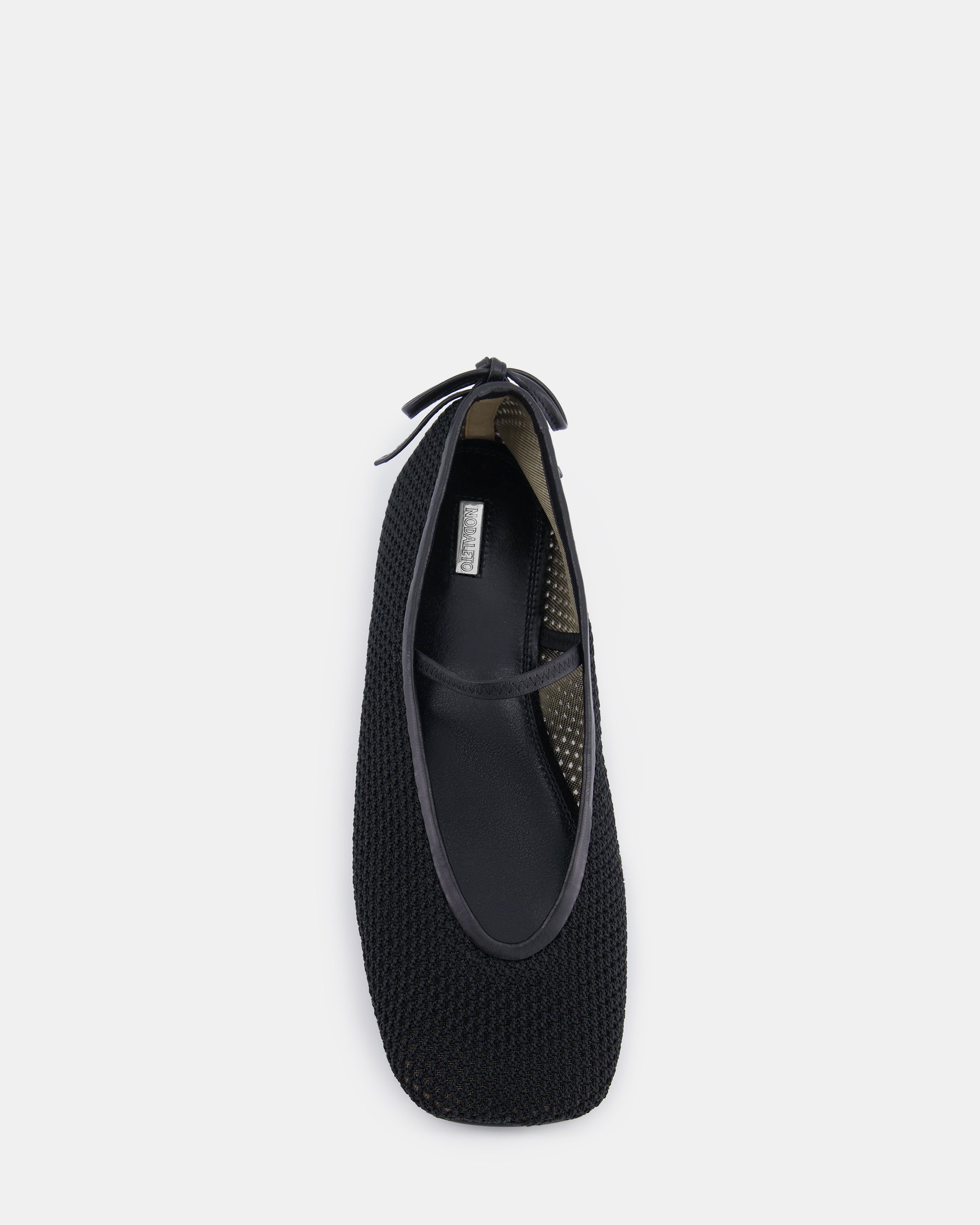 Nodaleto Bulla Node 5 Ballerina Black Crochet flach