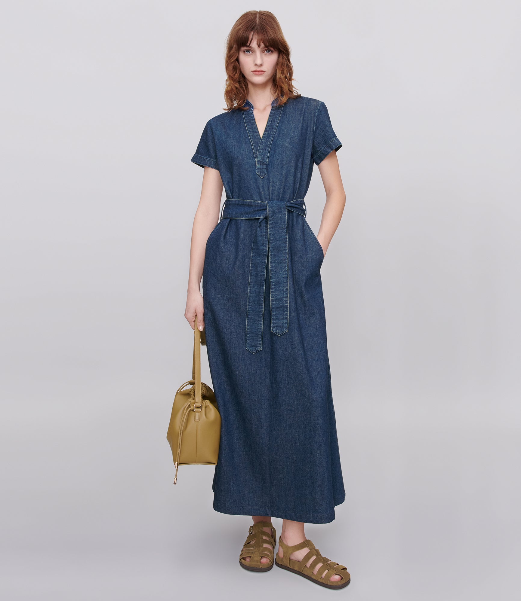 A.P.C. Annelie Kleid Bio-Baumwolle 38