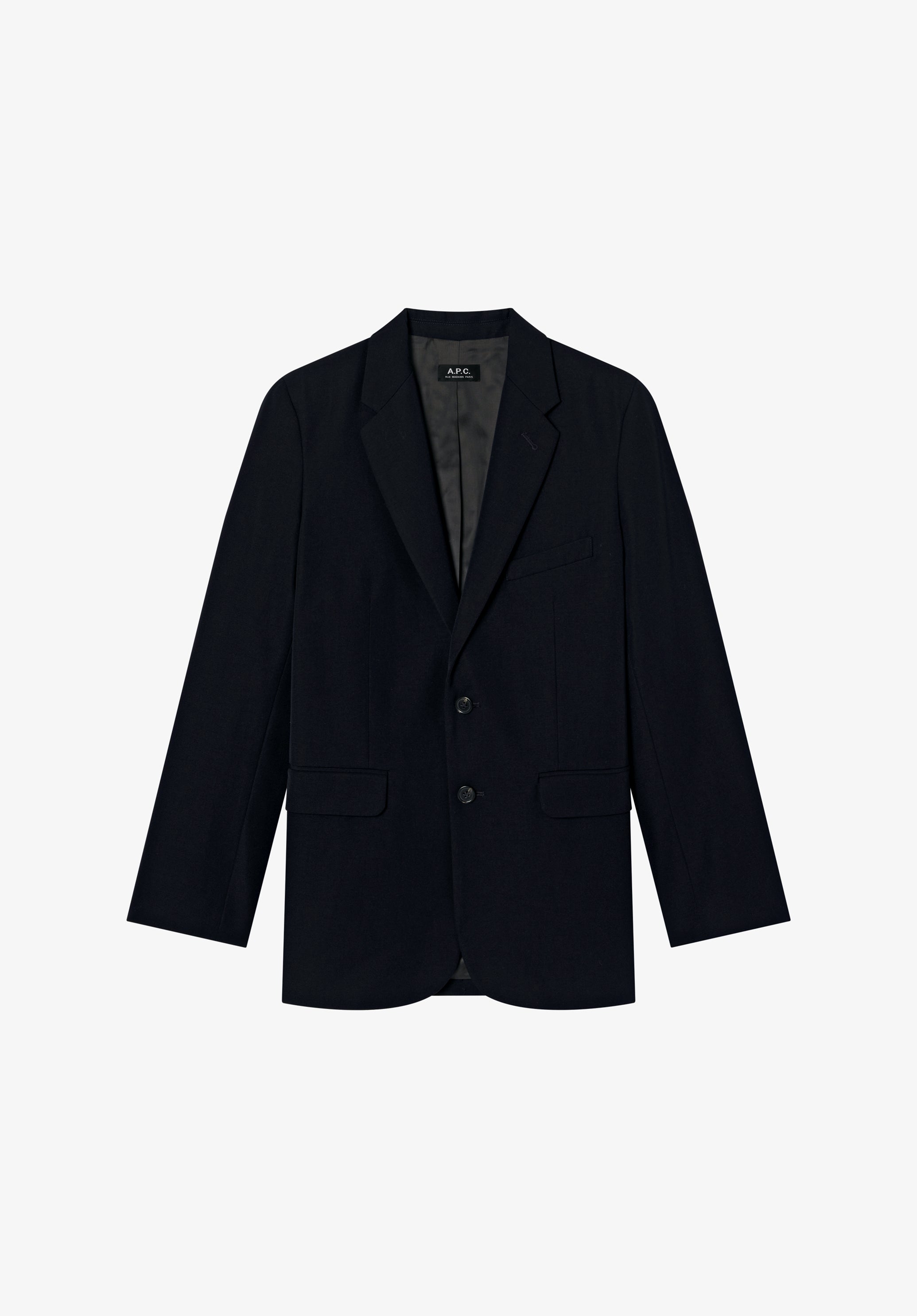A.P.C. Annie Jacke Gerade 38 Viskosefutter Revers