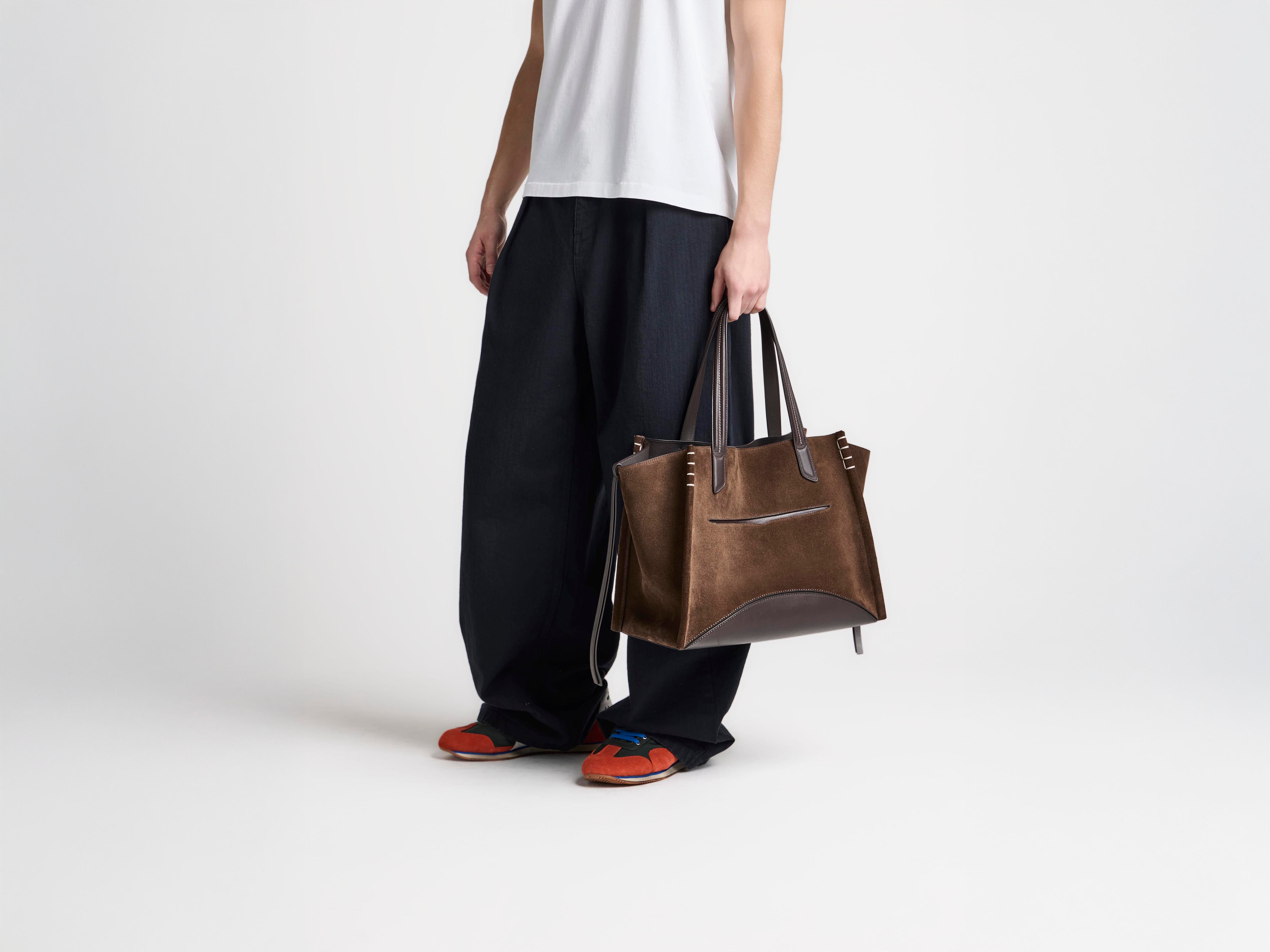 J.W.Anderson Single Pleat Trousers Hose Schwarz Weit