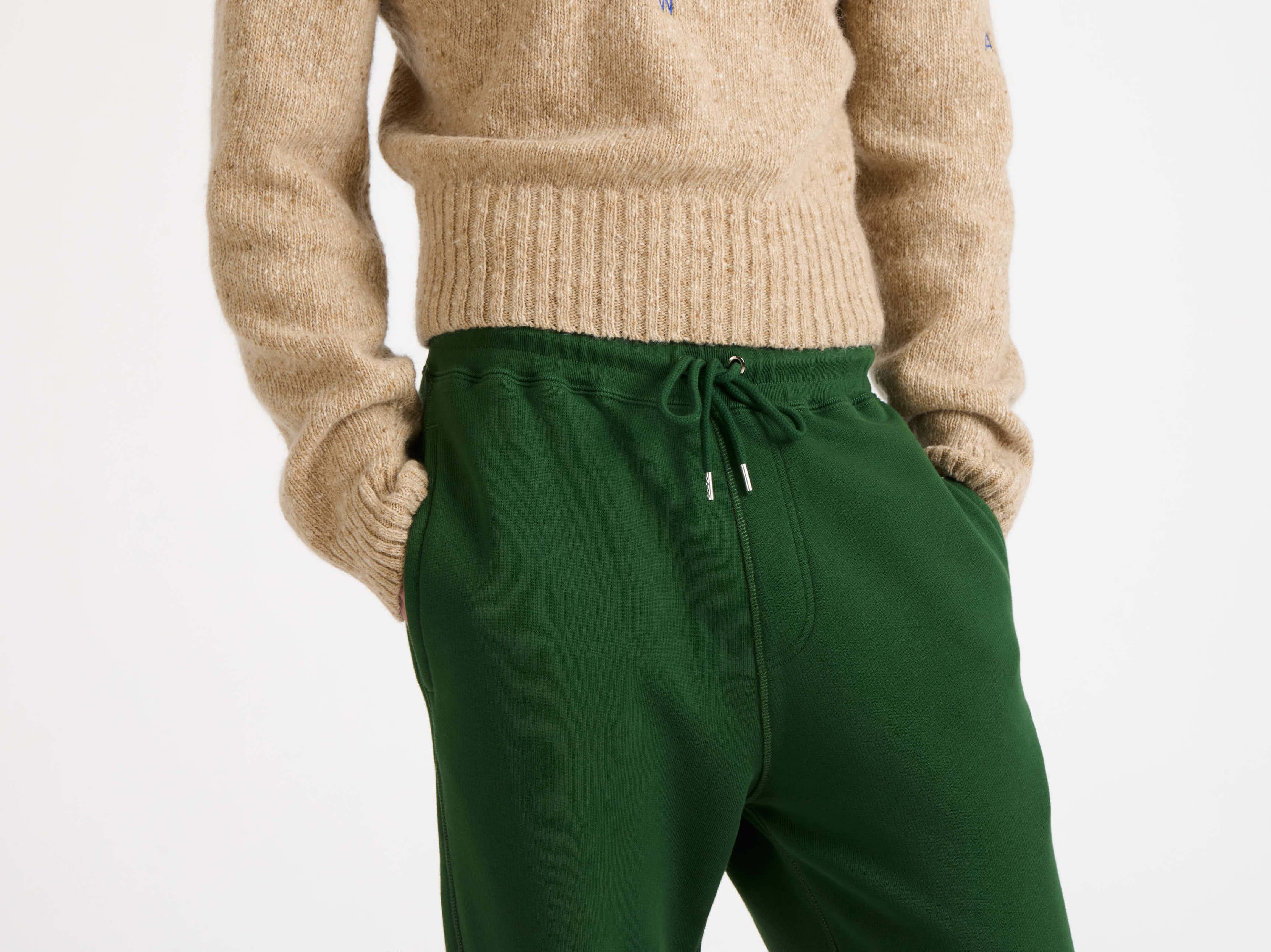 J.W.Anderson Cuffed Sweatpants Jogginghose Grün Jersey