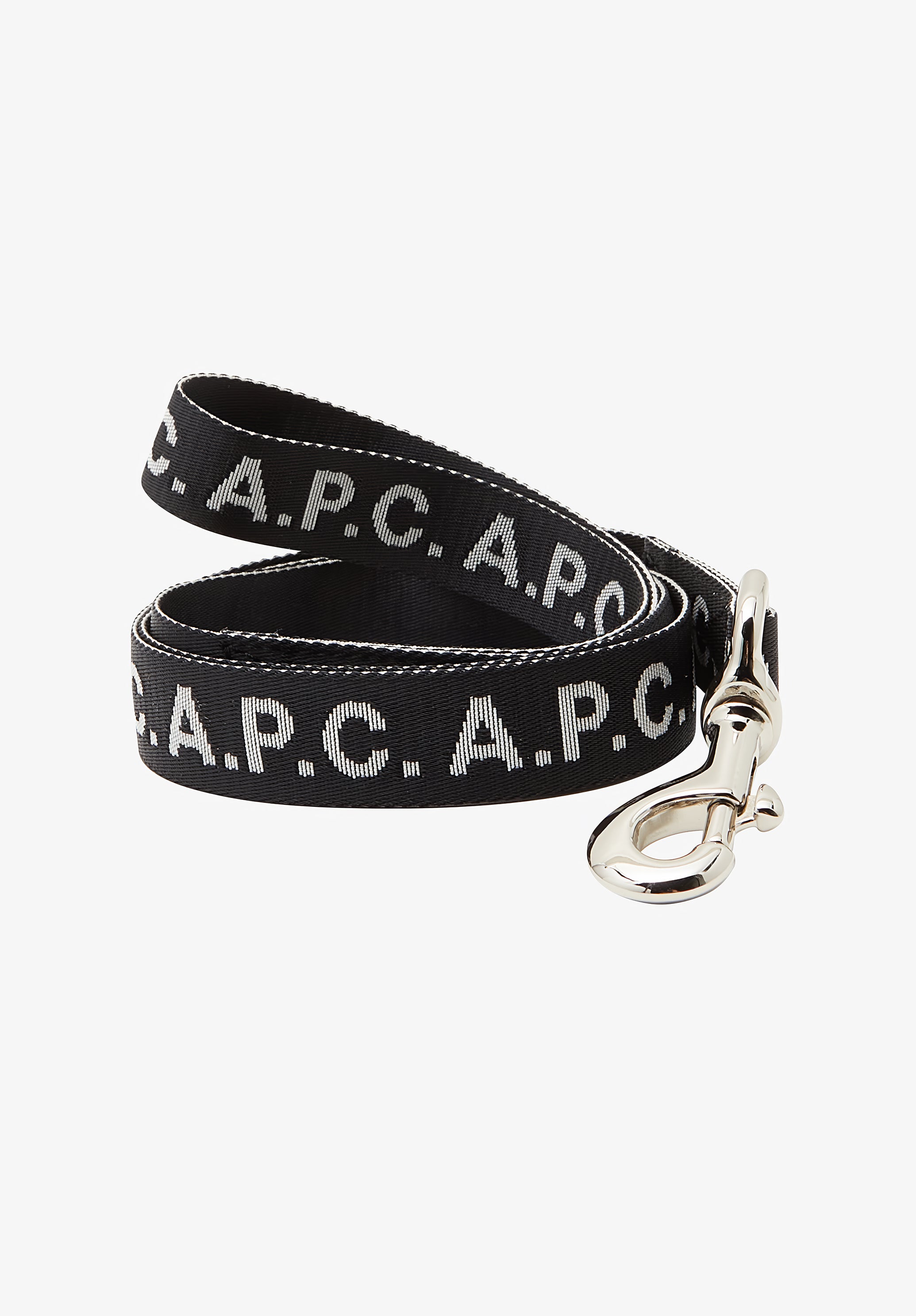 A.P.C. Toutou Hundeleine schwarz TU mit Karabiner
