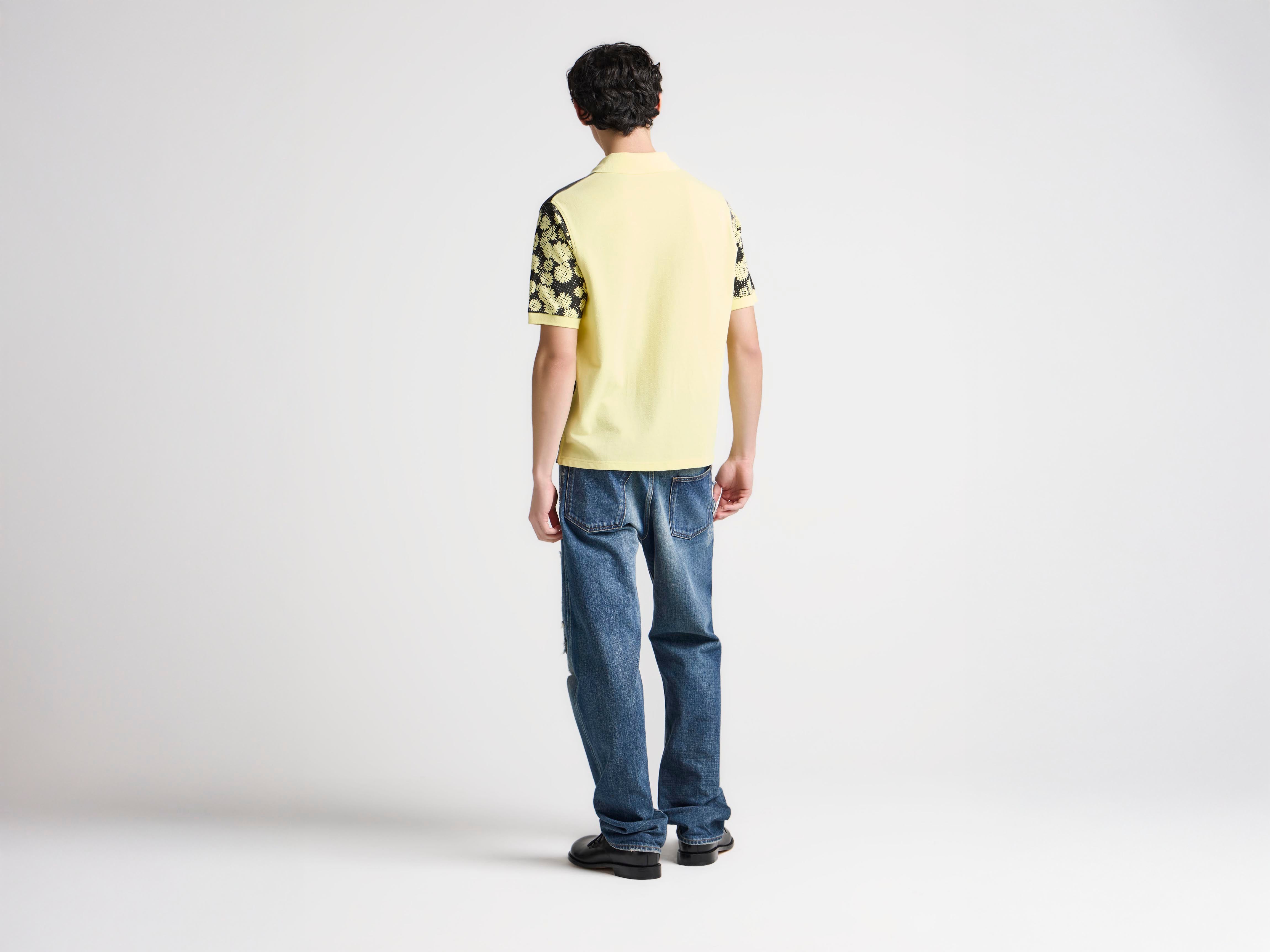 J.W. Anderson Man with Daisies Polo Hellgelb Jersey