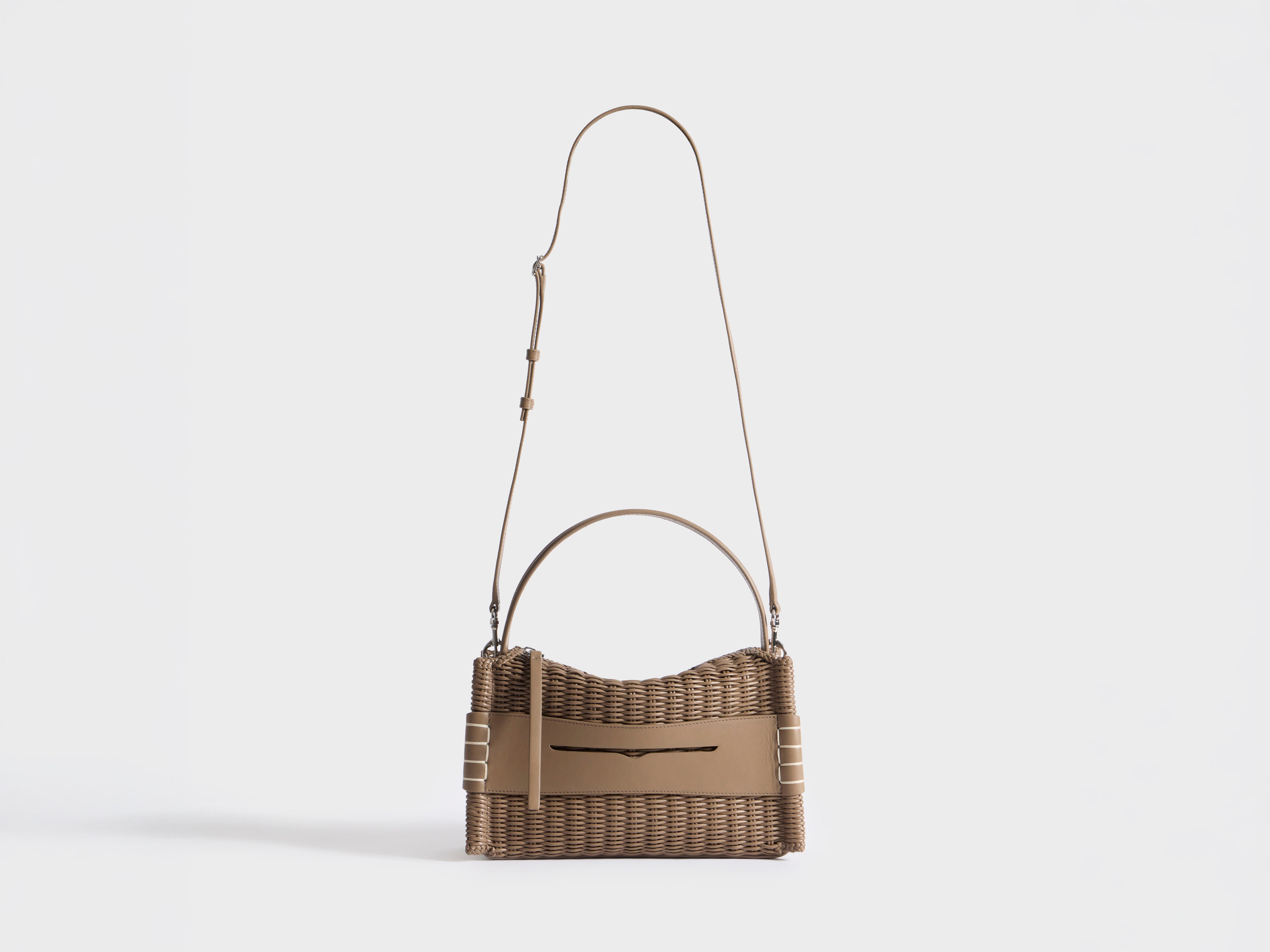 J.W.Anderson Loafer Bag Tasche Taupe Woven Leather