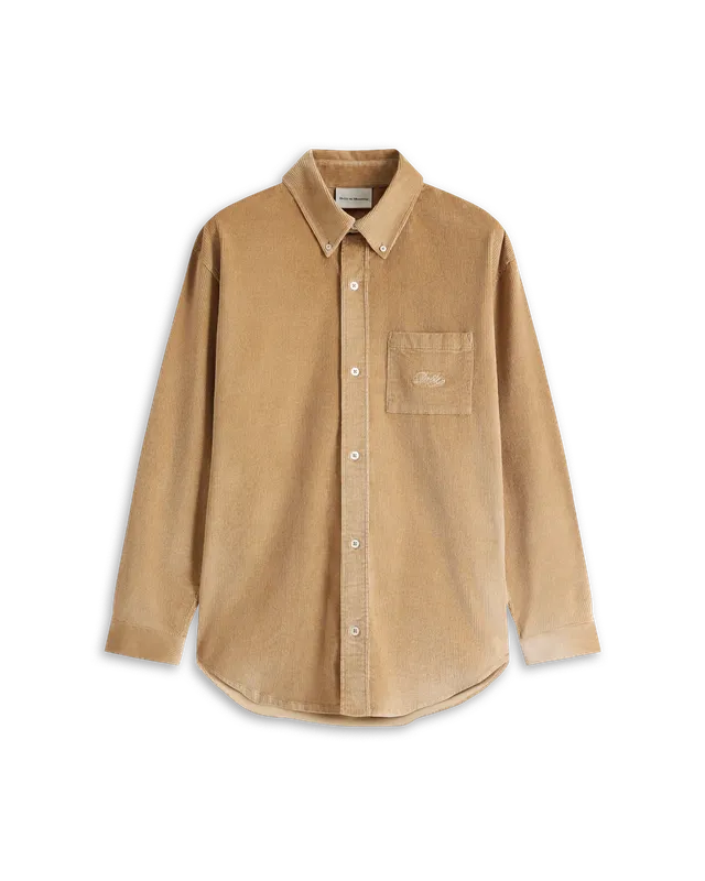 Drôle De Monsieur La Chemise Corduroy Hemd Beige Cord