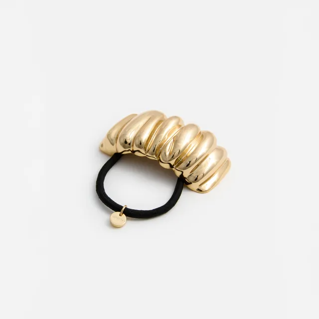 Self Portrait Hair Accessories Mottled Gold Haar-Cuff Gold One Size